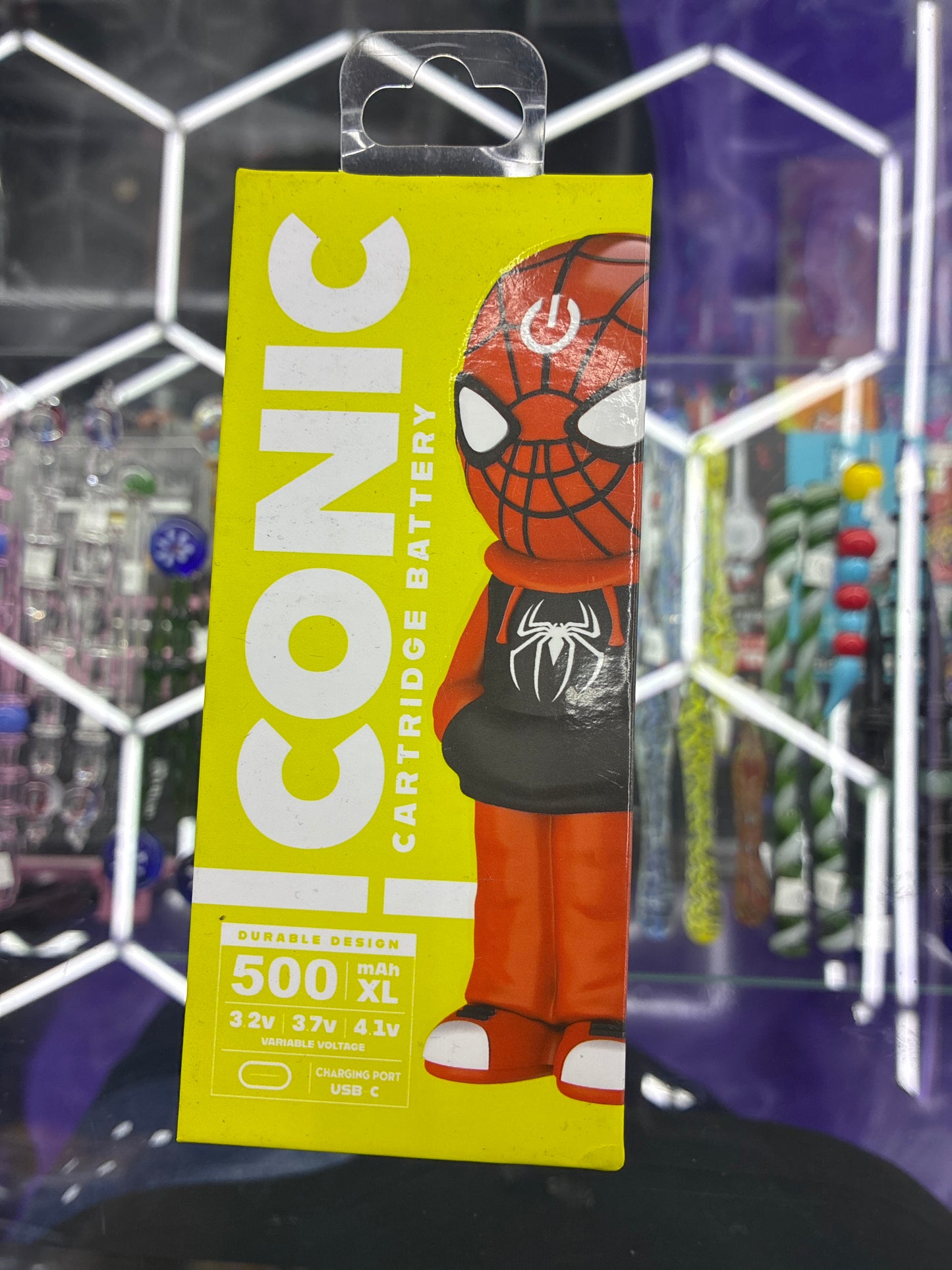 Iconic battery Spider-Man black