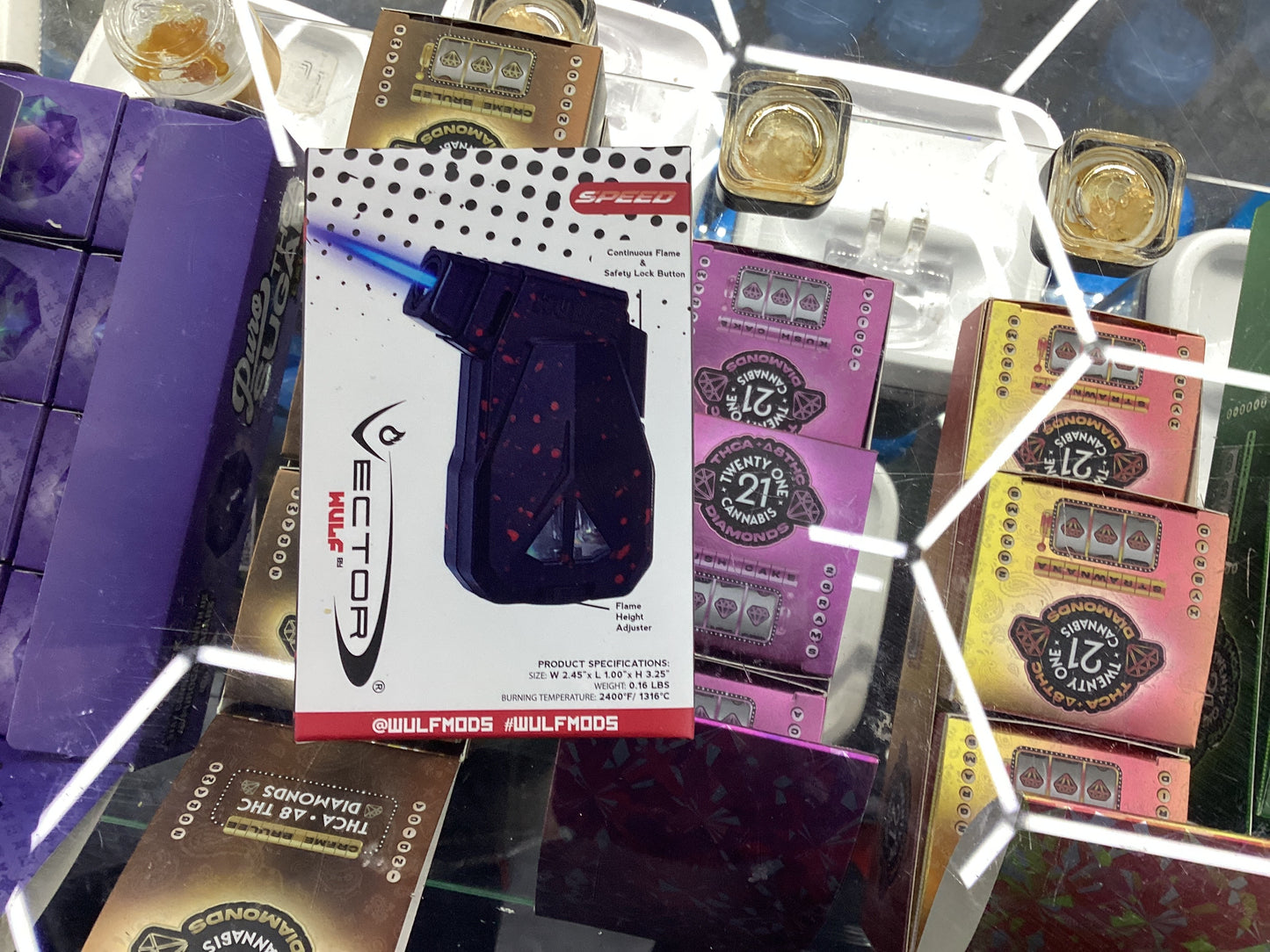 Vector Wulf speed limited edition black and red