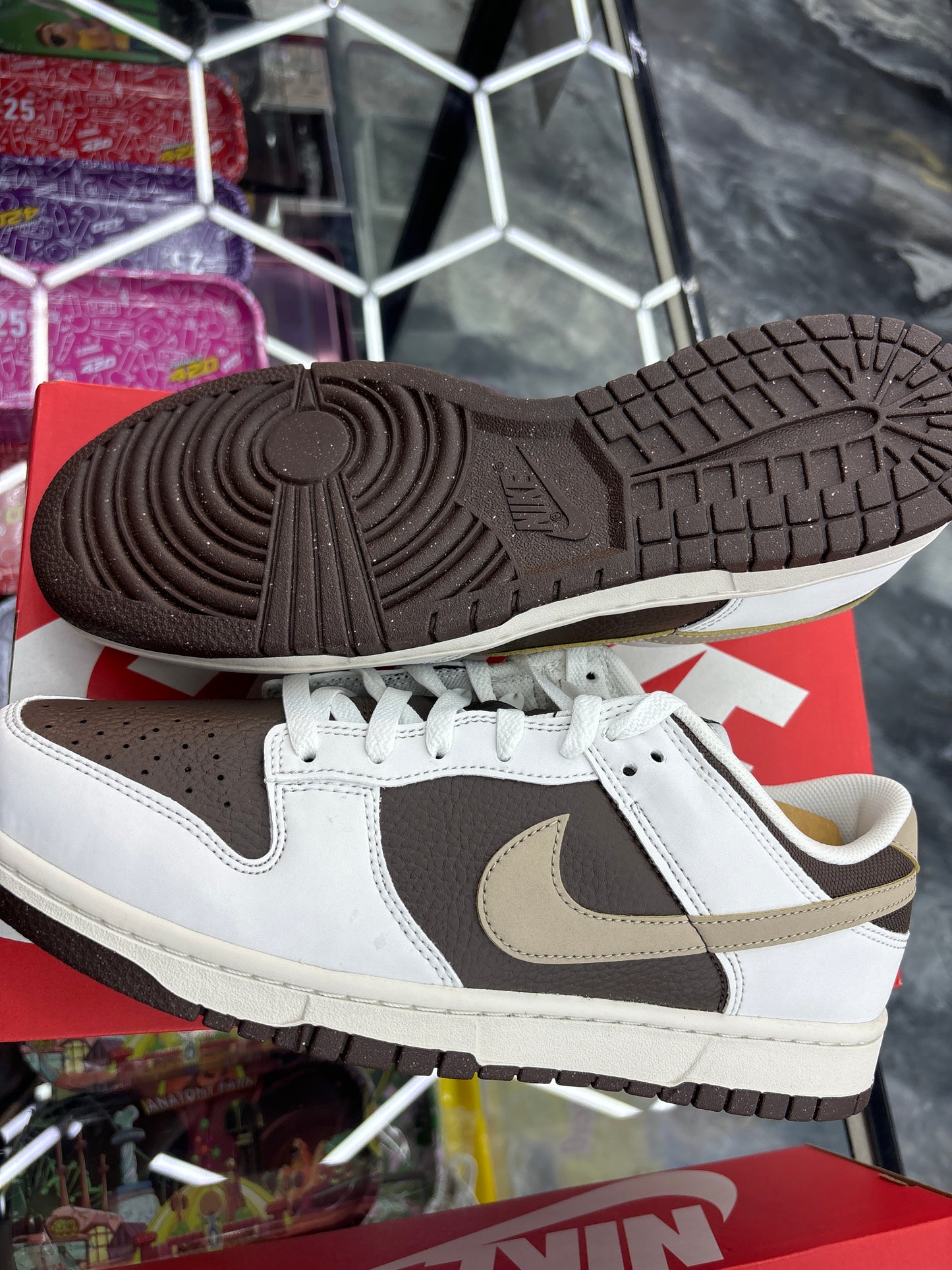 Nike dunk low nn summit white khaki size 11M