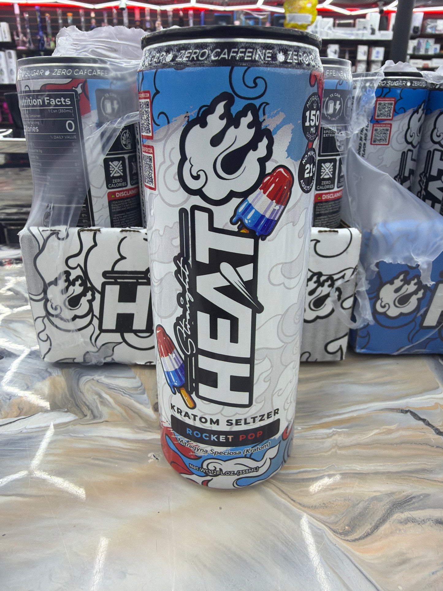 HEAT KRATOM SELTZER 150mit ROCKET POP