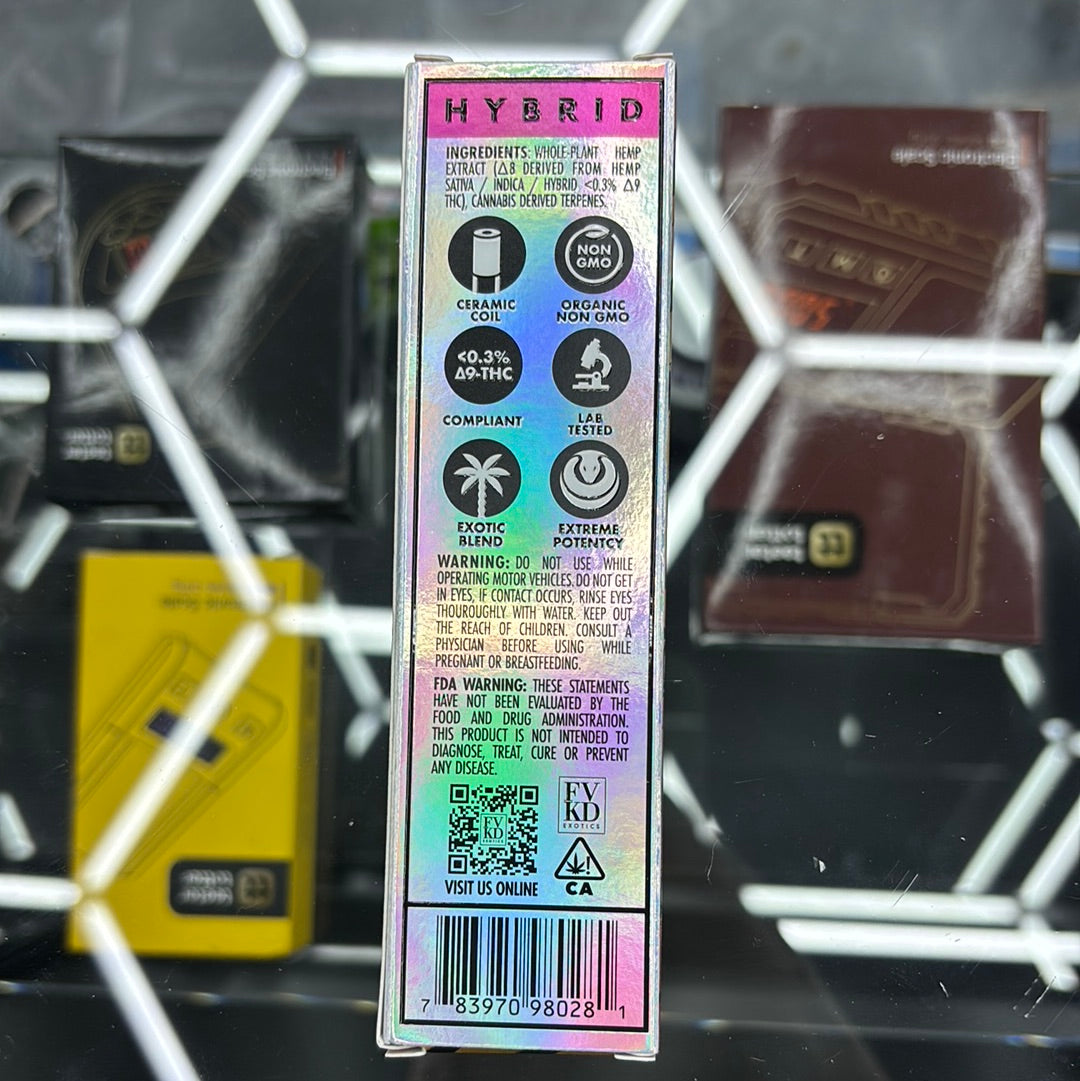 Fvkd exotics jelly donutz hybrid liquid diamonds 3.5 G
