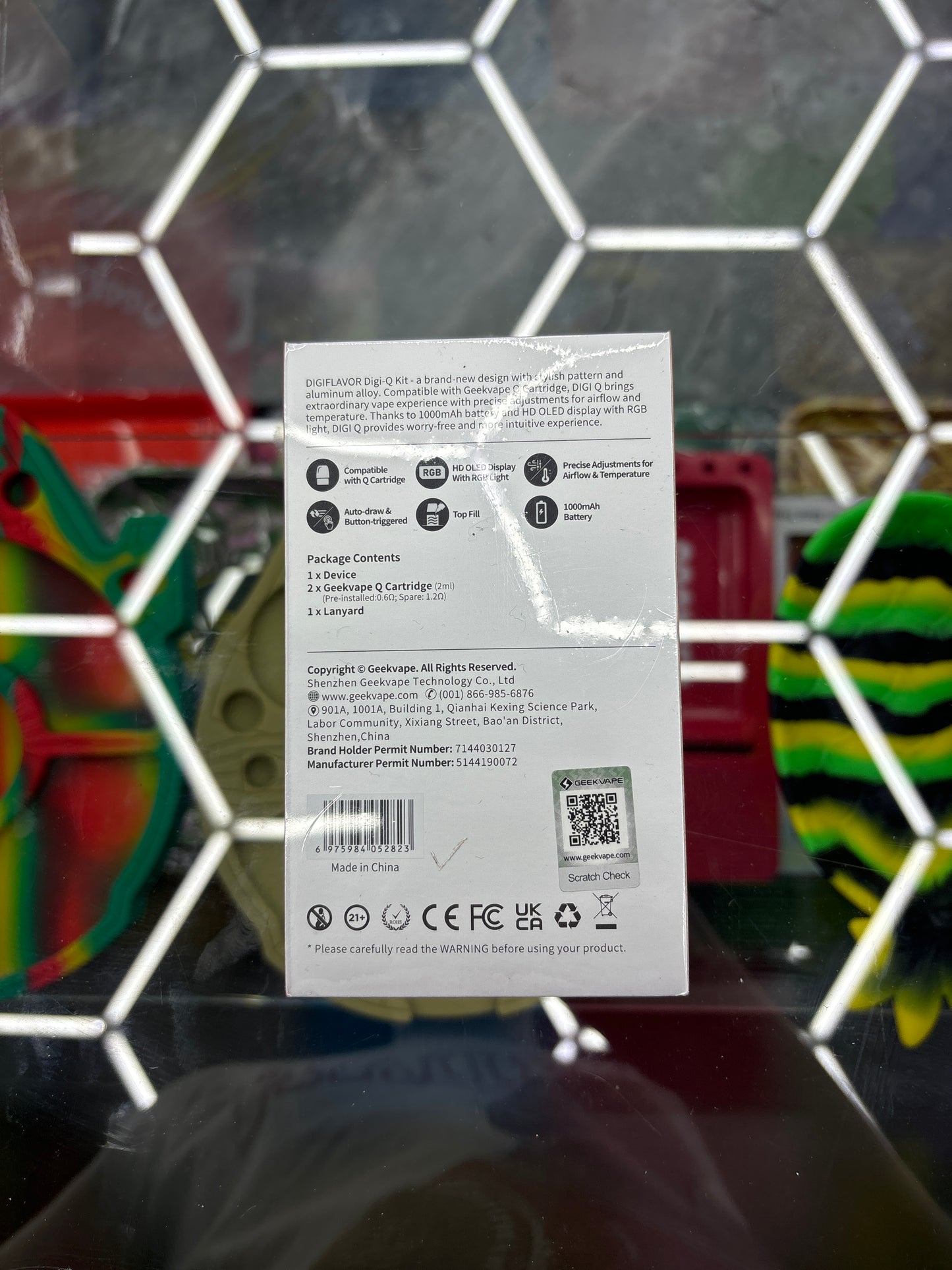 Geekvape digi q kit blue and yellow