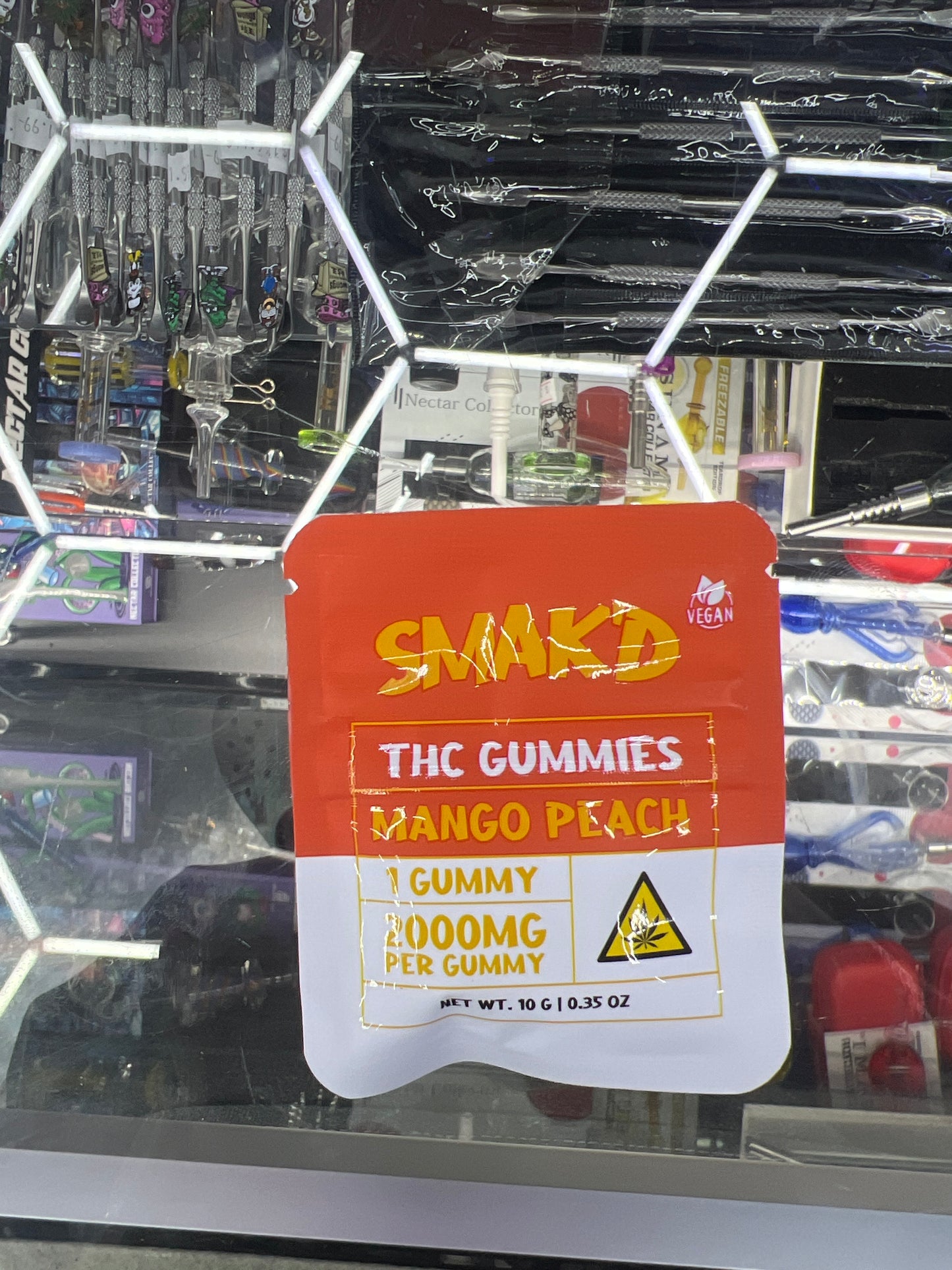 SMAK’D GUMMY 1ct x 2000mg mango peach