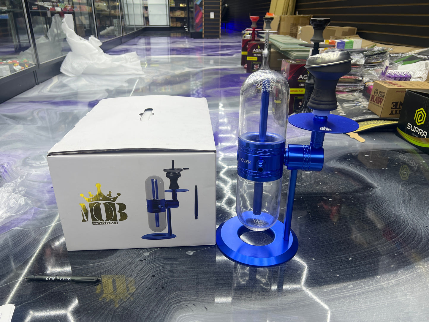 MOB Hover Hookah blue
