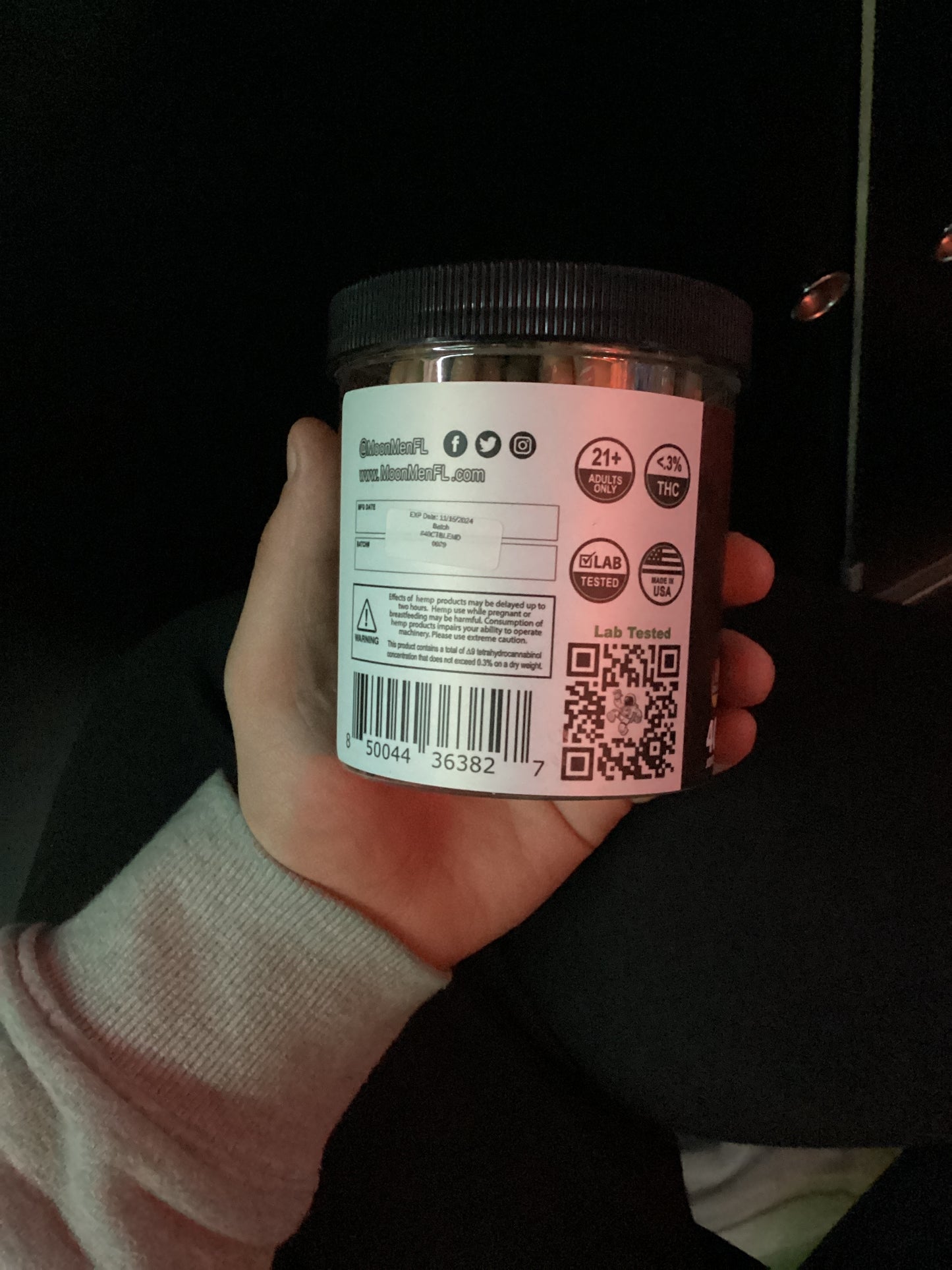 Moon man prerolls 40ct 1.5g each tropic thunder sativa