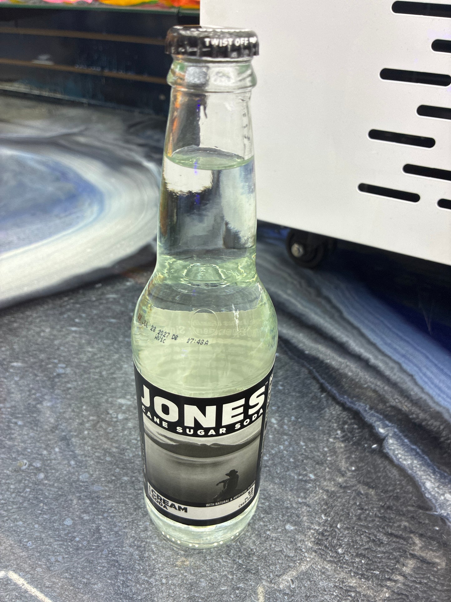 Jones cane sugar soda cream soda