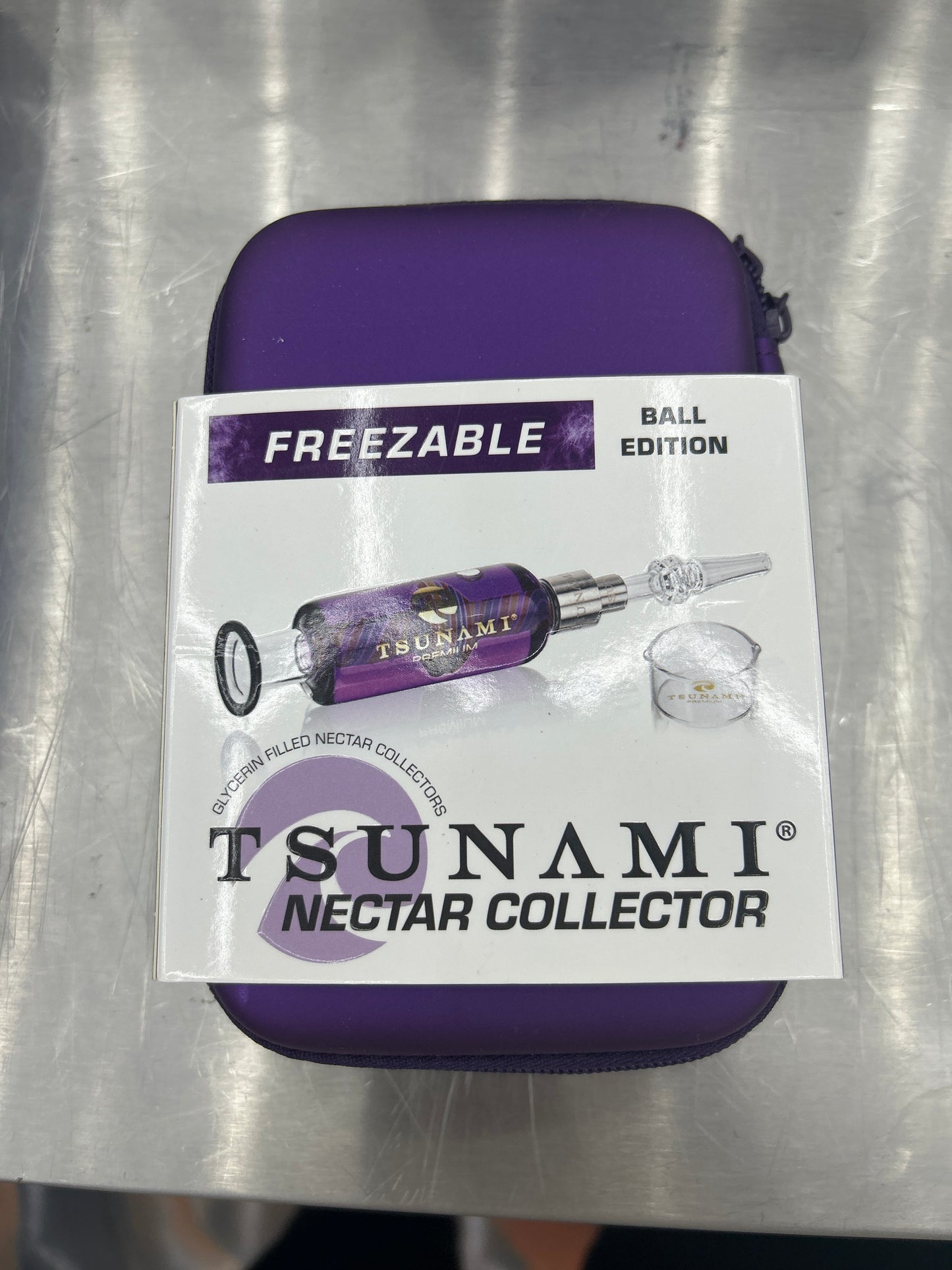 Tsunami nectar collector freezable ball edition purple