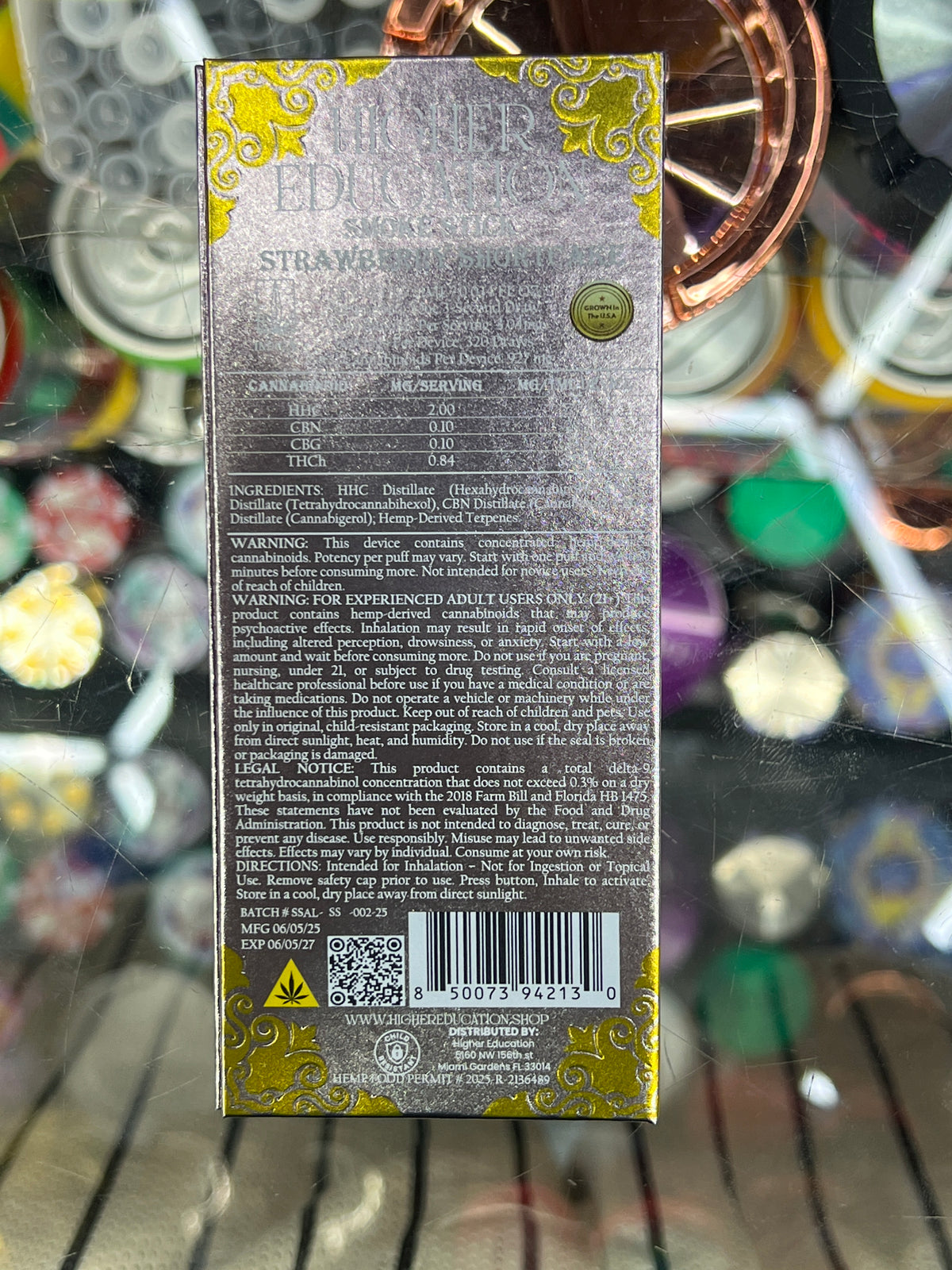 higher education thcp engineer blend 1g strawberry shortcake indica
