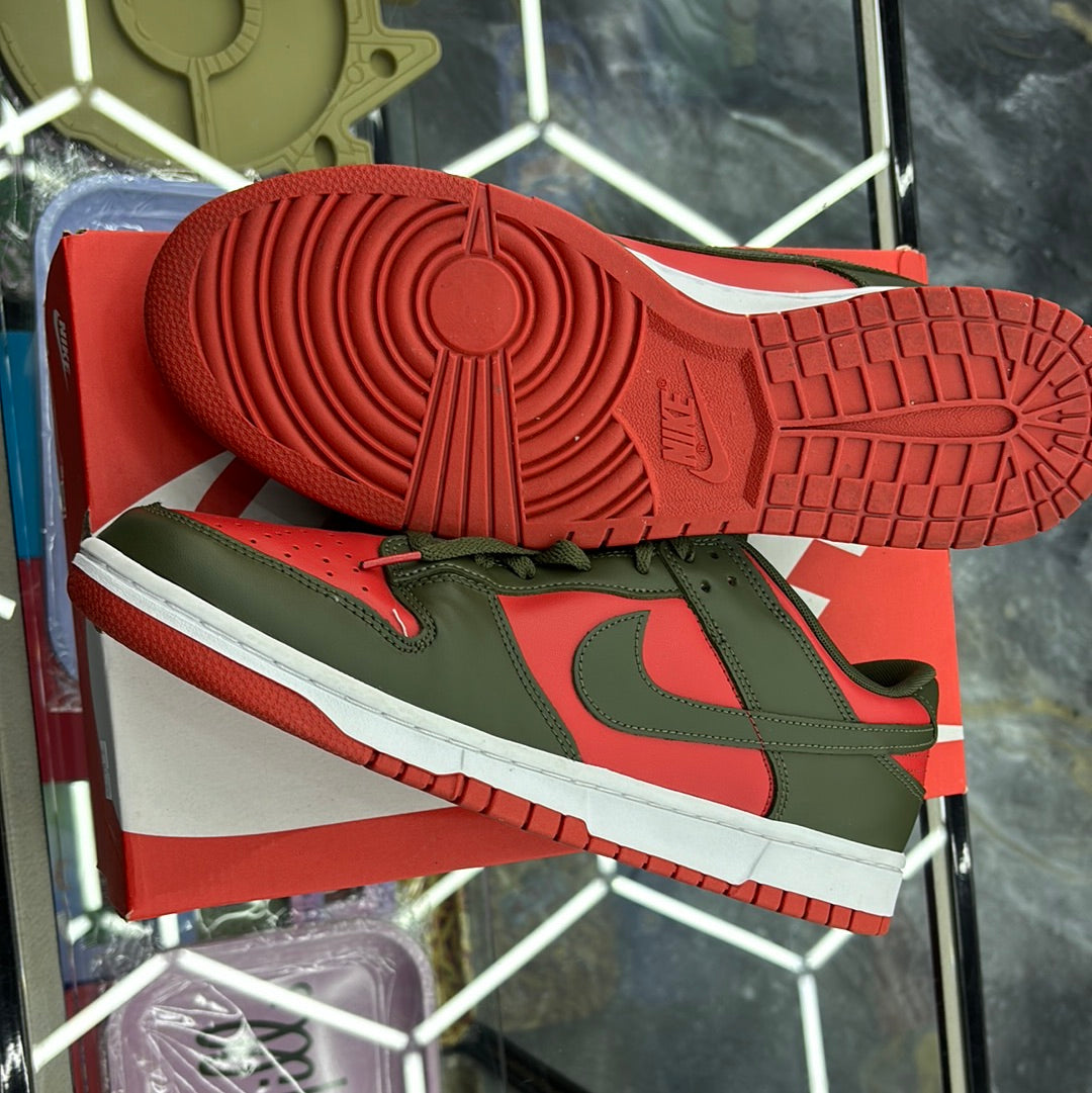 Nike dunk low retro Mesquite red/cargo kayak size 13
