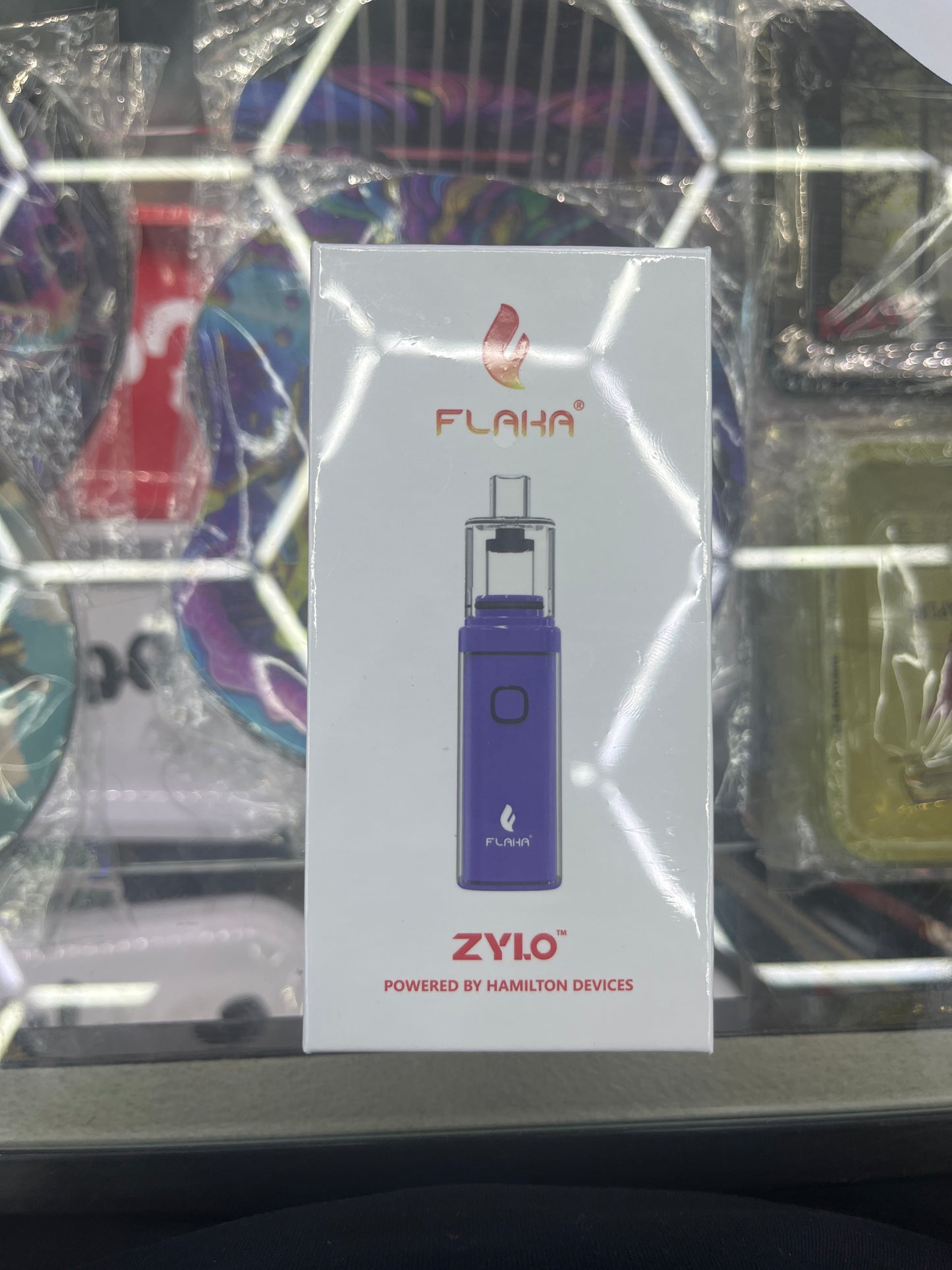 Flaka zylo dab device powered by Hamilton devices blue