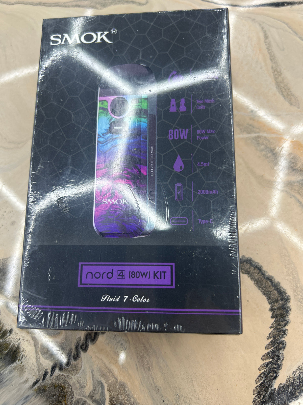 Smok Nord 4 (80W) Kit fluid 7 color