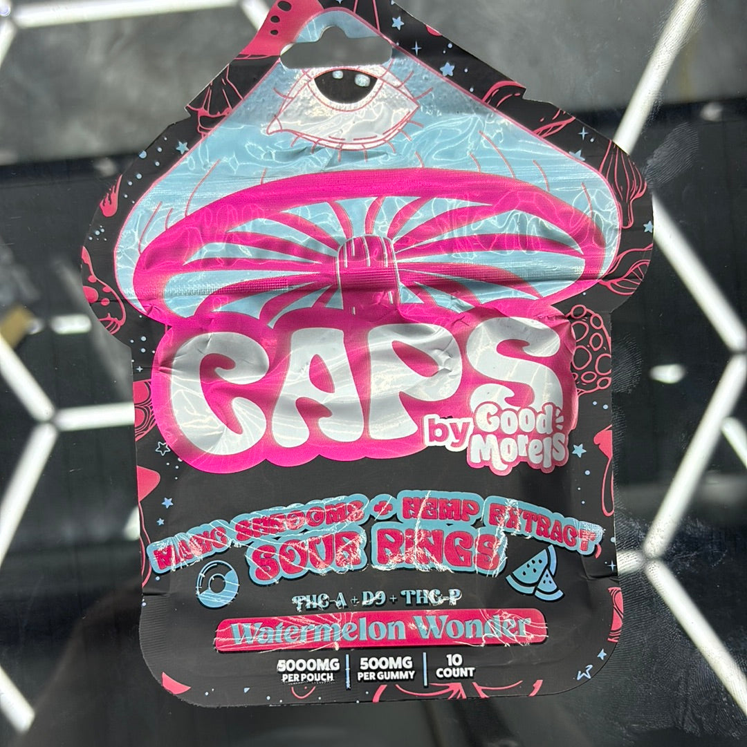 Caps, magical mushrooms, watermelon, wonder 5000 mg