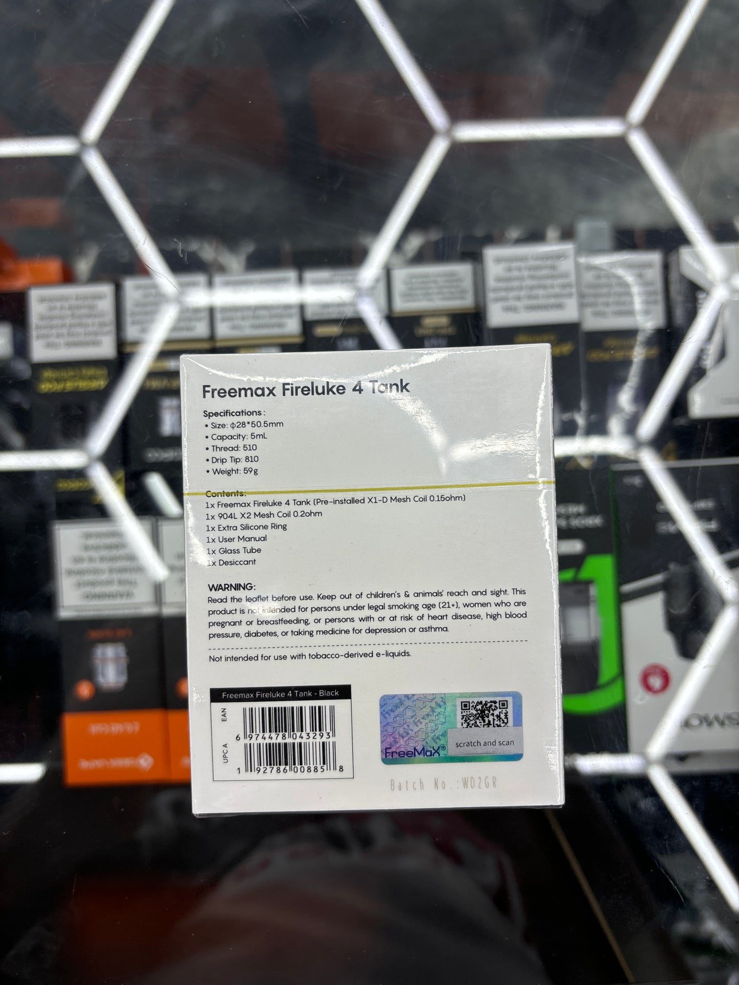 Freeman fireluke 4 tank black