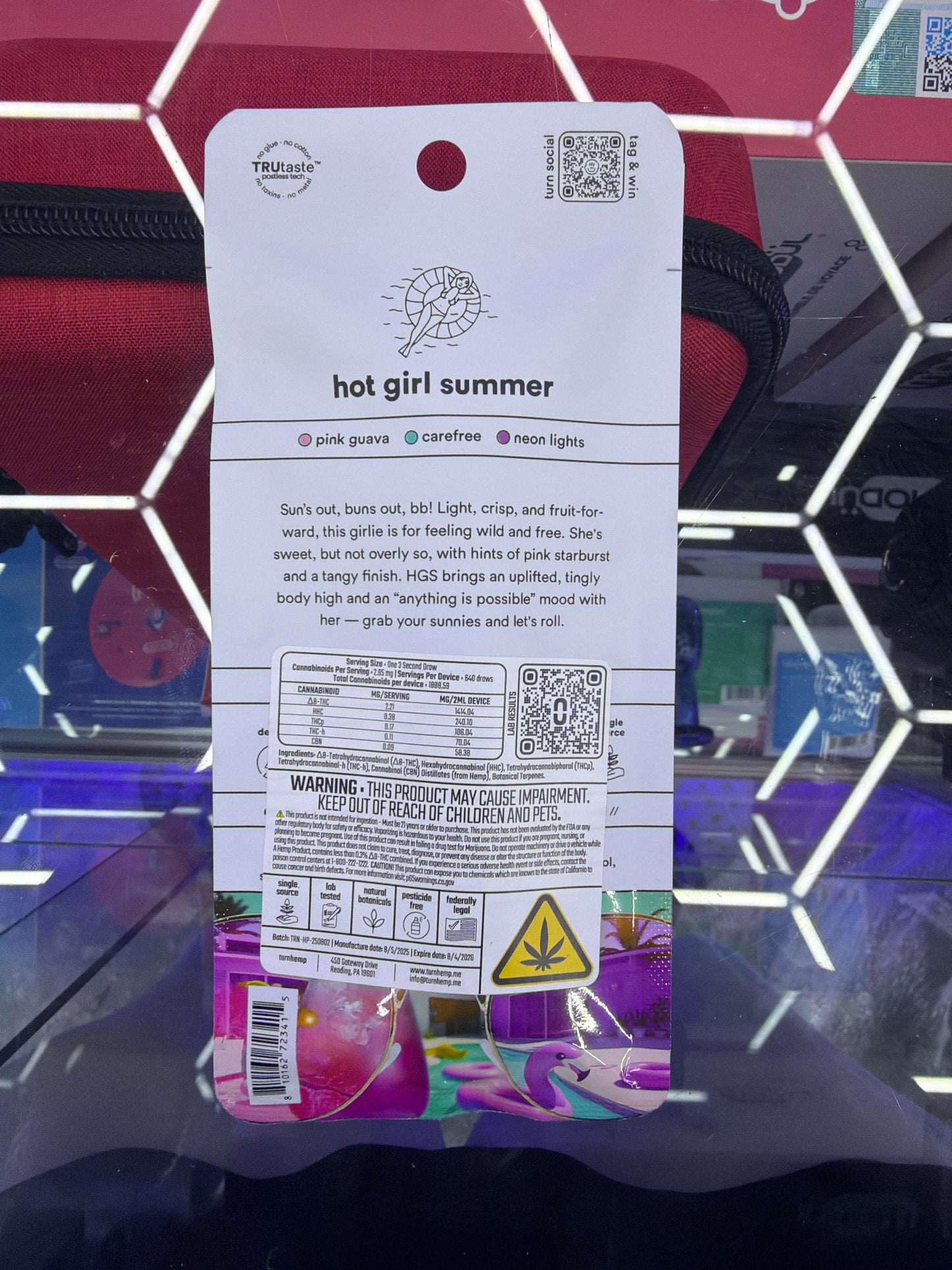 Turn Thcp botanica blends 2g disposable Sativa hot girl sumner