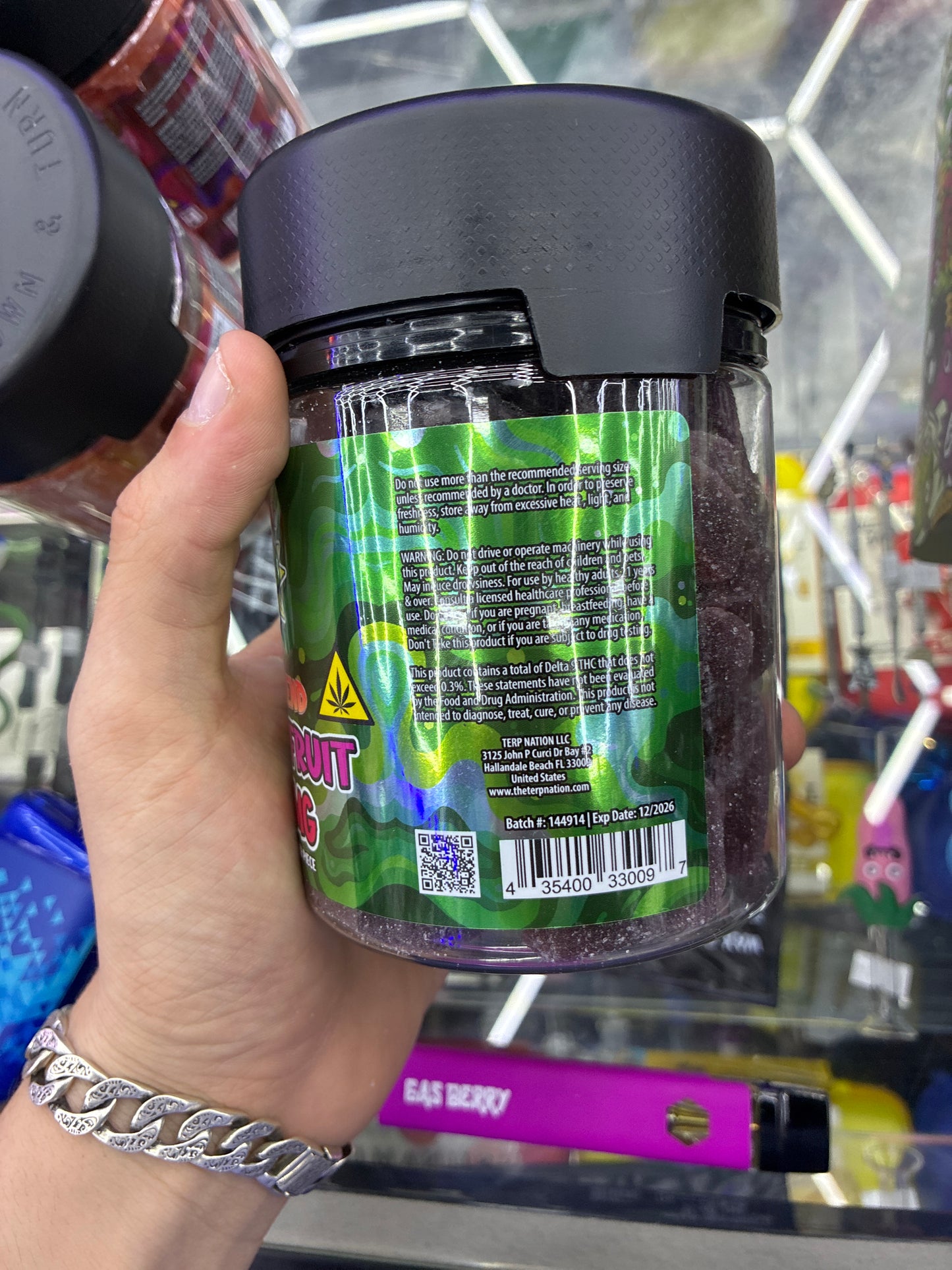 Smack’d gummies exotic blend tropical fruit 50,000mg 50ct