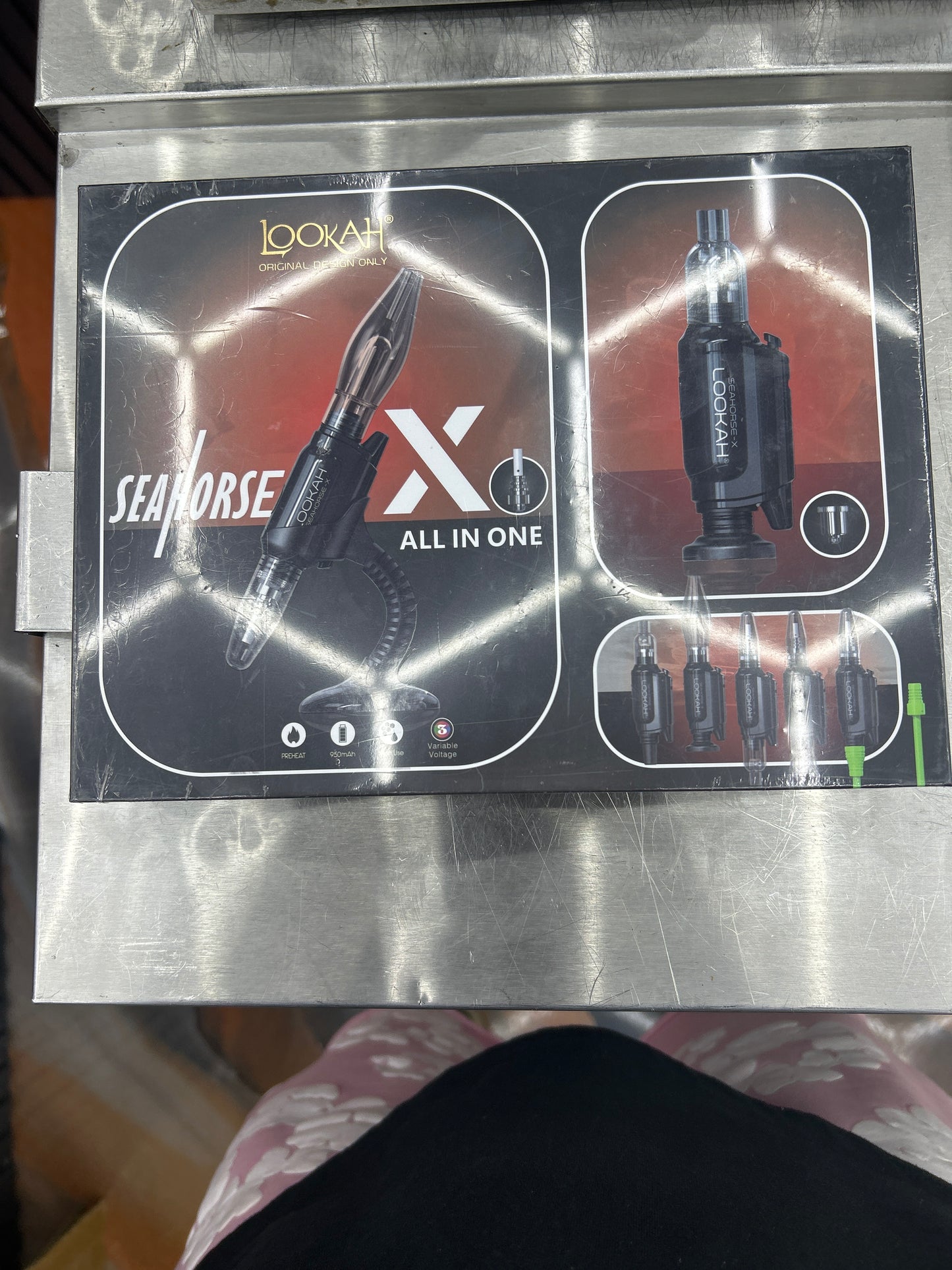 Lookah seahorse all in one black