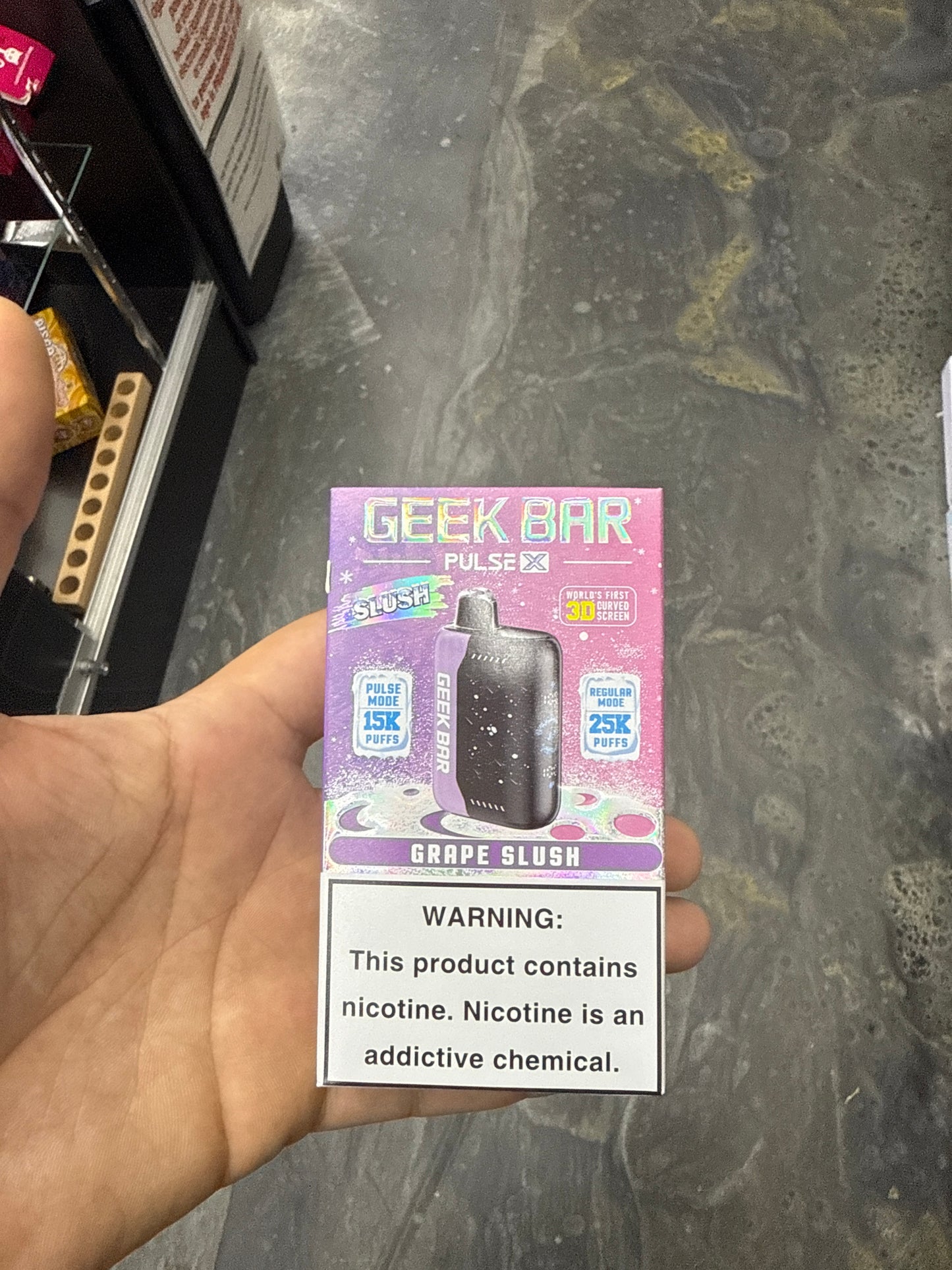 Geek bar pulse x grape slush