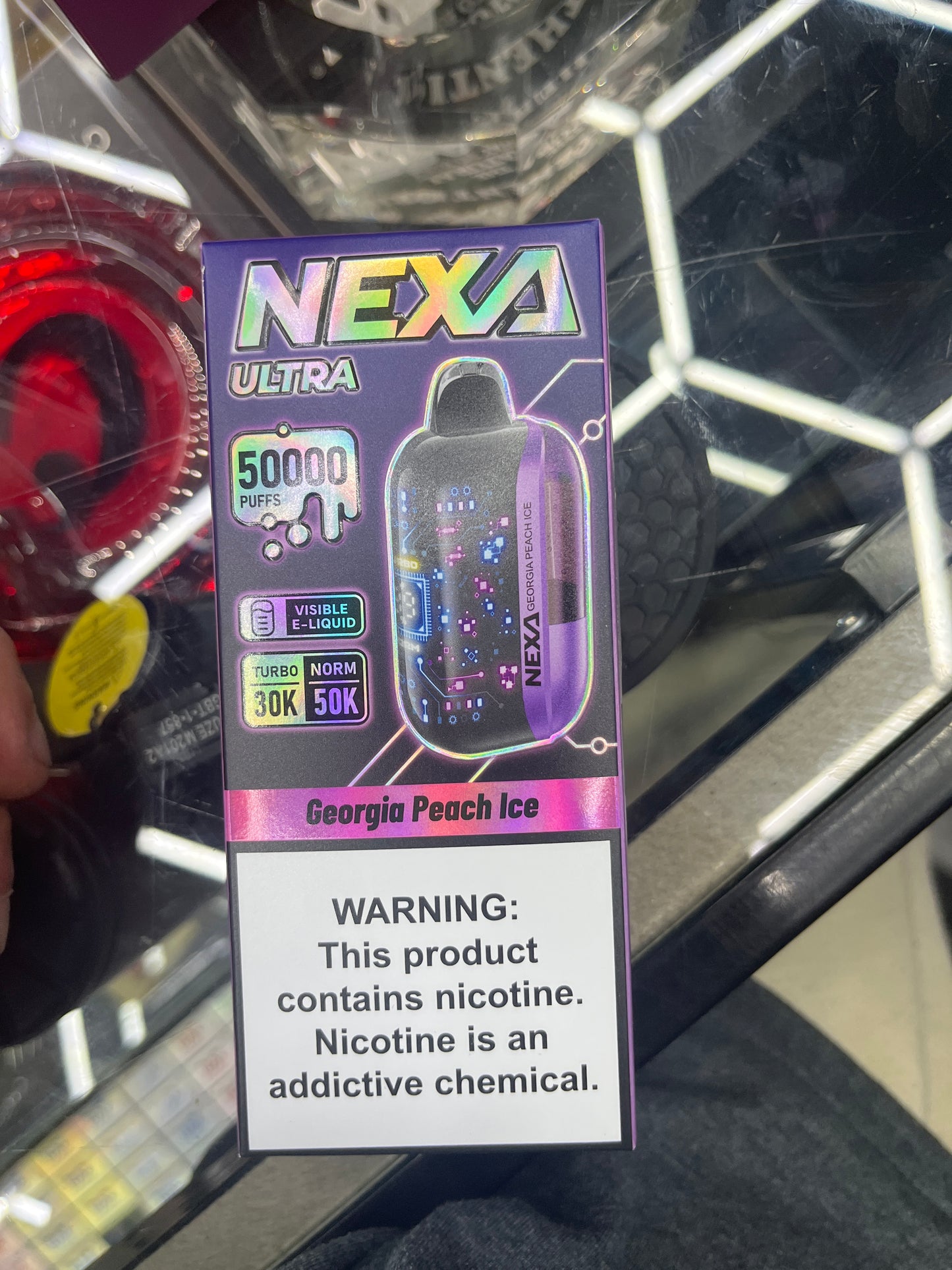Nexa 50k puffs georgia peach ice