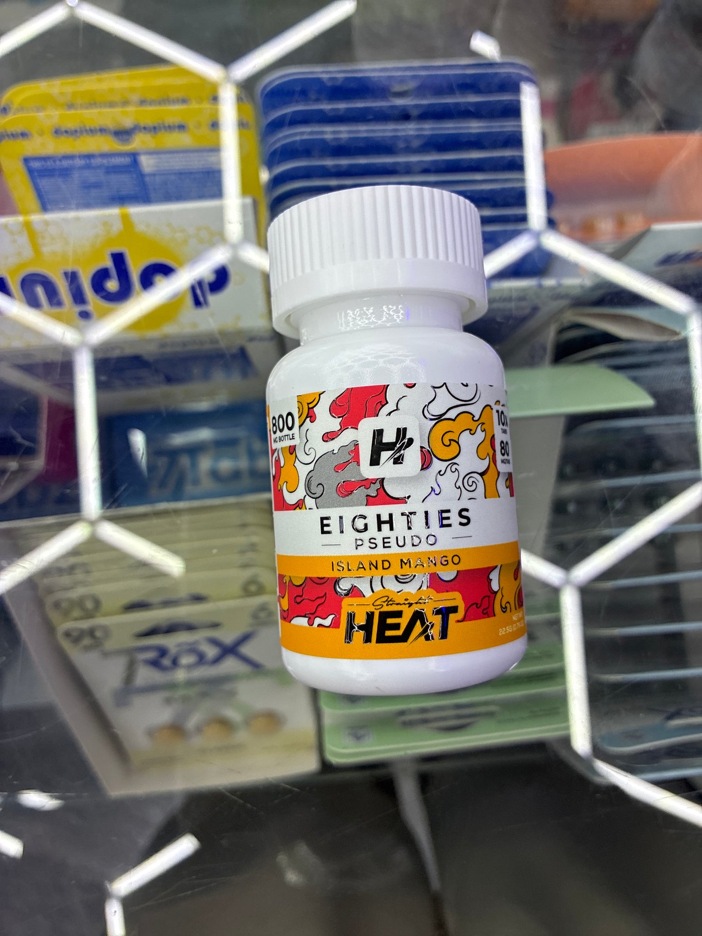 Heat eighties pseudo 80mg 10ct tablets island mango