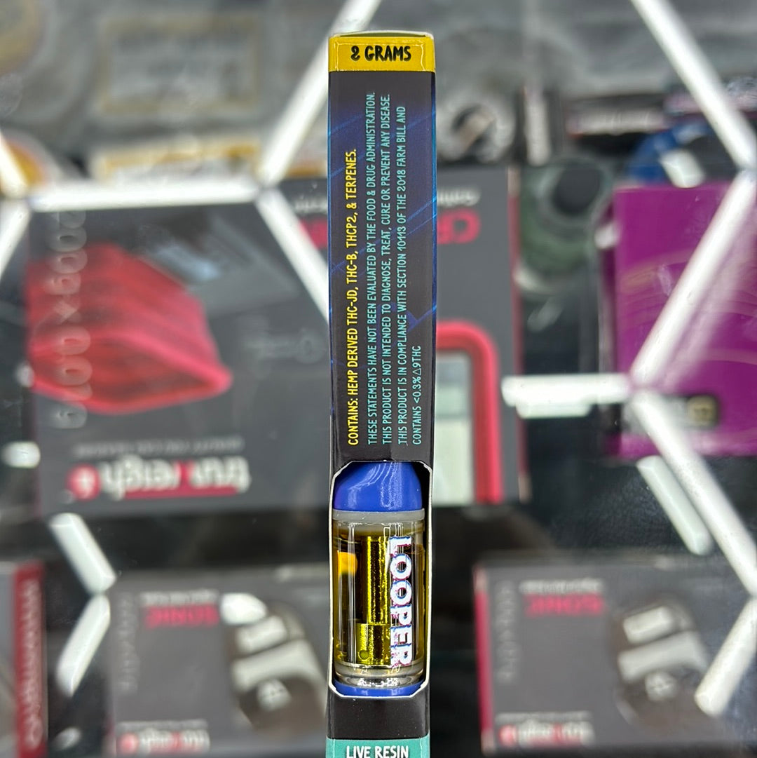 Looper lifted series, mimosa 2g live resin vape cartridge