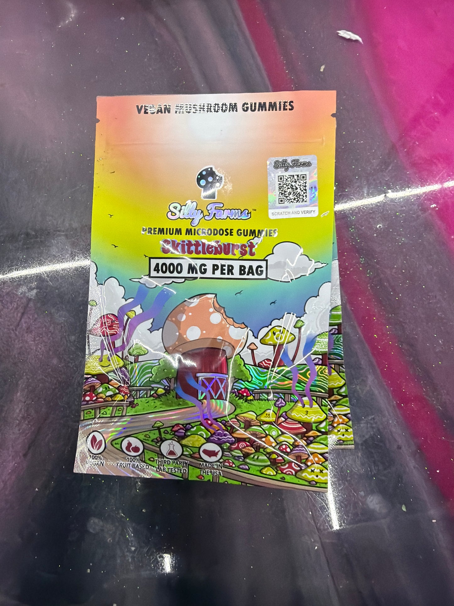 Silly farms 4000mg skittleburst