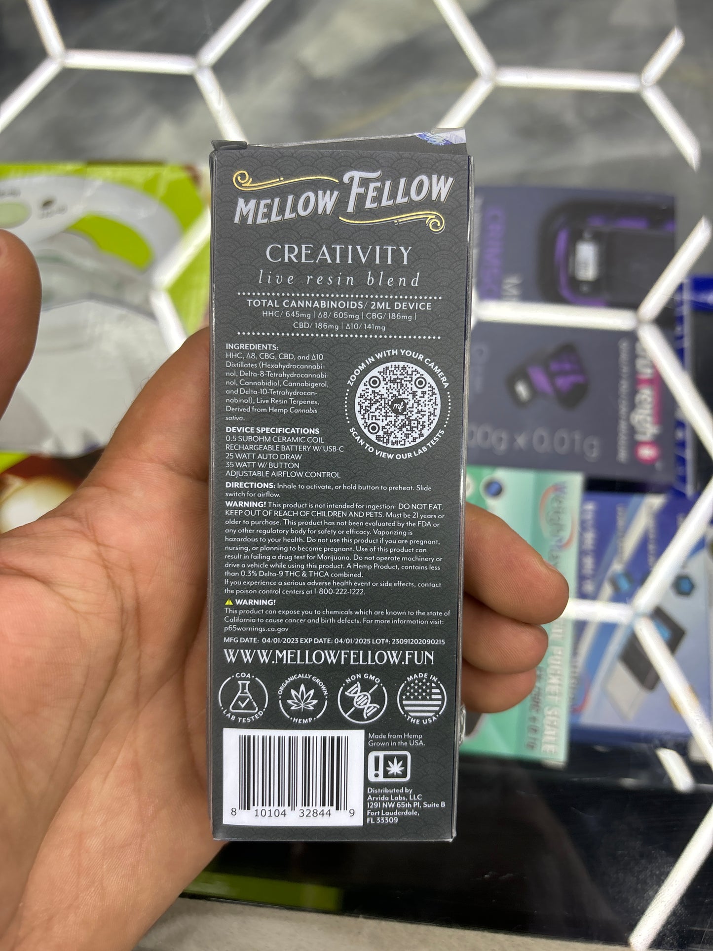 Mellow fellow blue dream, live resin hybrid