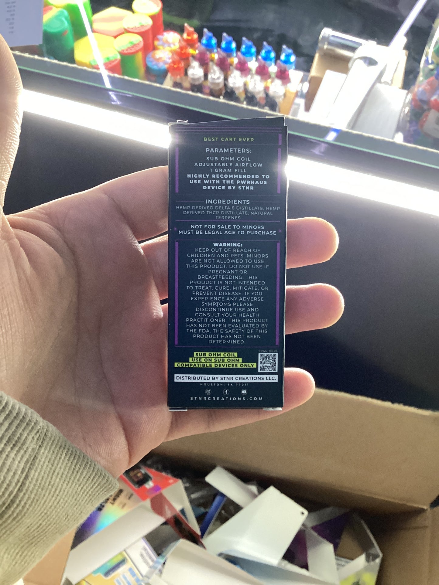 Stnr thcp cartridge 1g king Louis indica