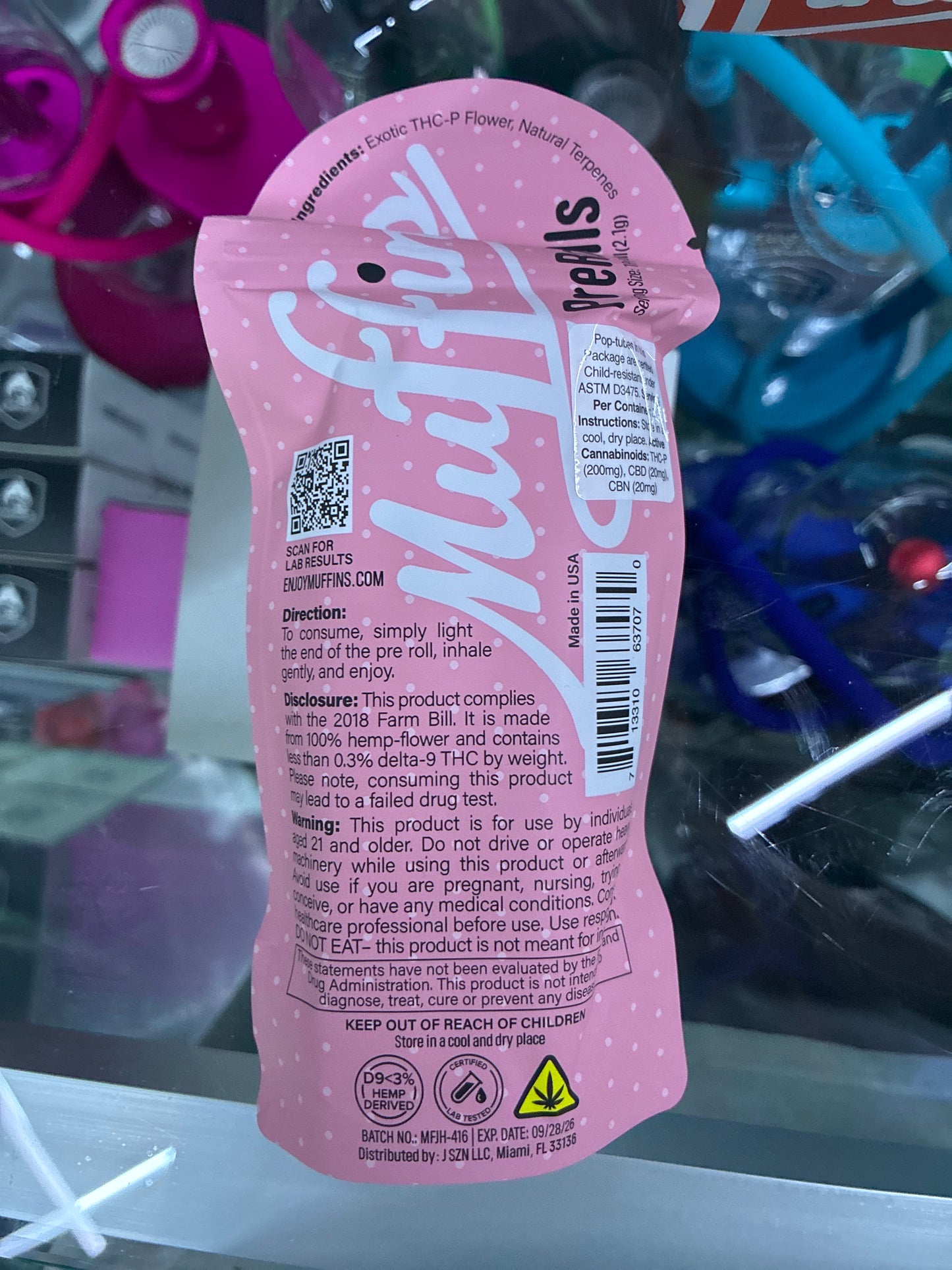 Jelly hole 2 prerolls assorted Froot Loops/ gasberry muffin hybrid