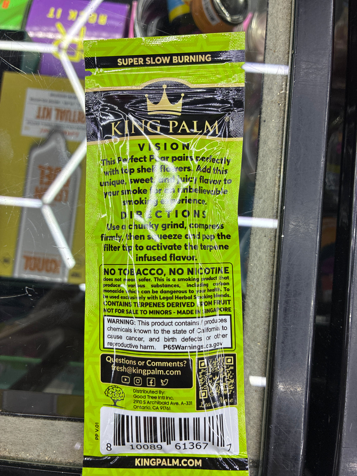King palm perfect pear 2 minis holds 1g