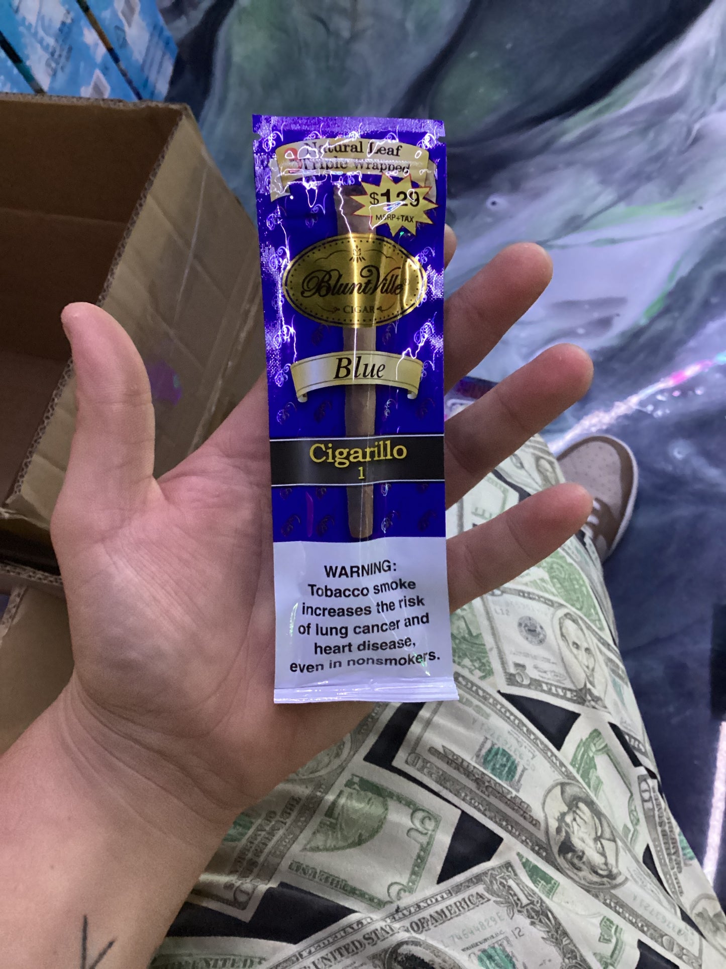 Bluntvulle blue 1 cigarillo