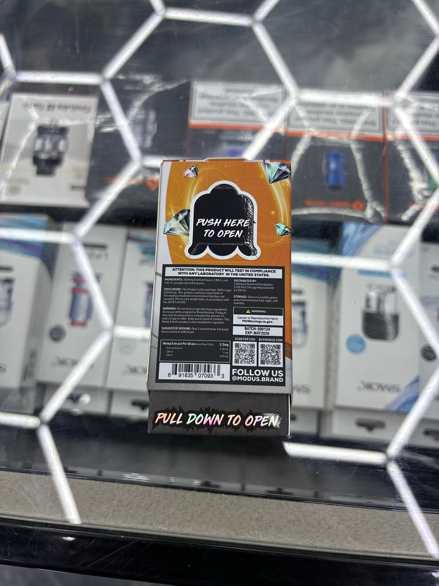 Modus platinum blend alien apple sativa 2g cartridge