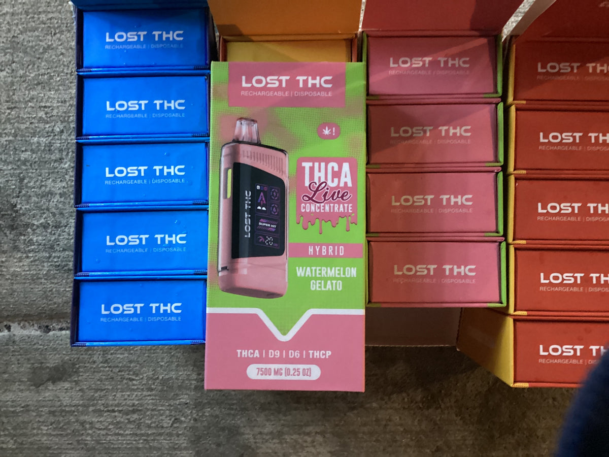 Lost thc thca live concentrate 7.5g watermelon gelato hybrid