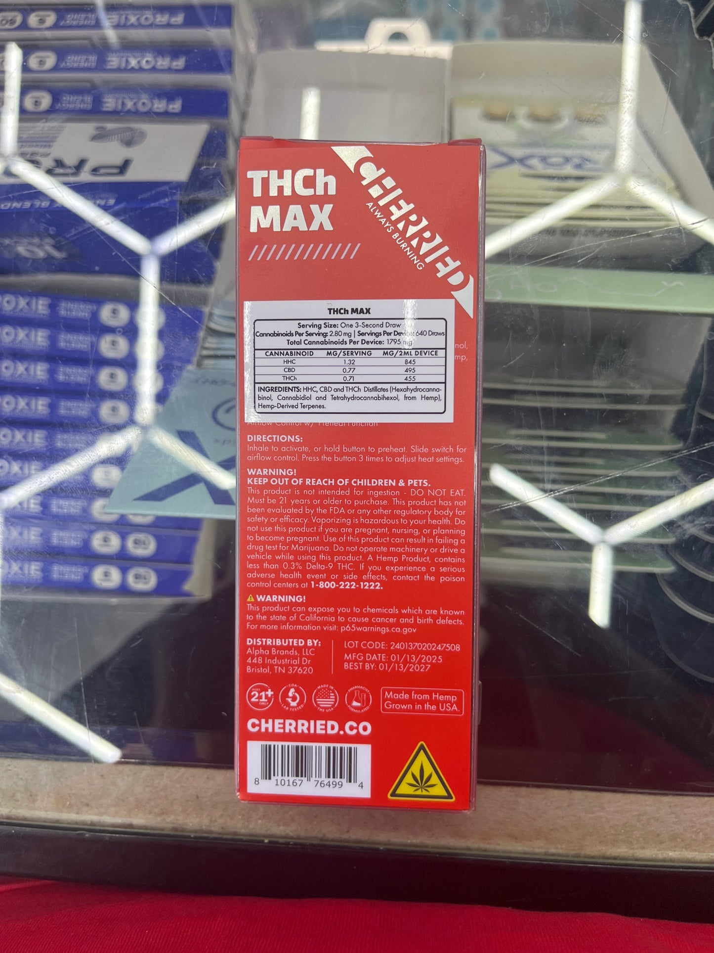 Cherried thcp max 2g dispo rockstar hybrid