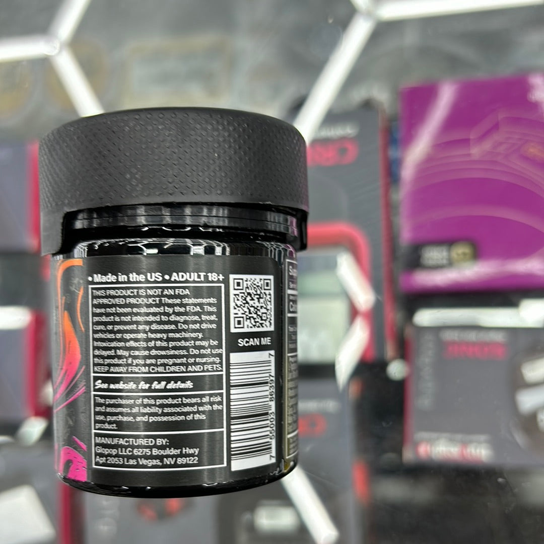 Ezdoze glo pop mushroom blend strawberry paradise 10 pieces