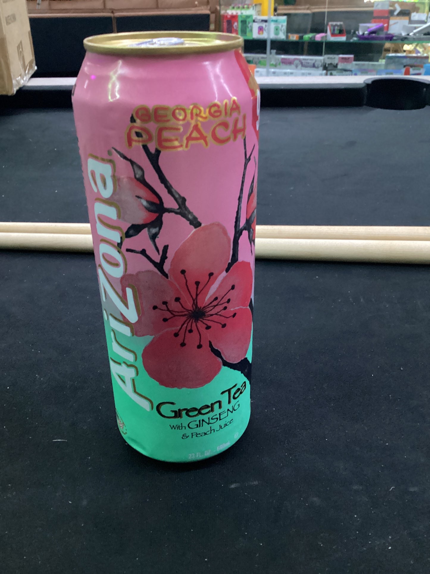 Arizona green tea ginseng georgia peach 22 oz