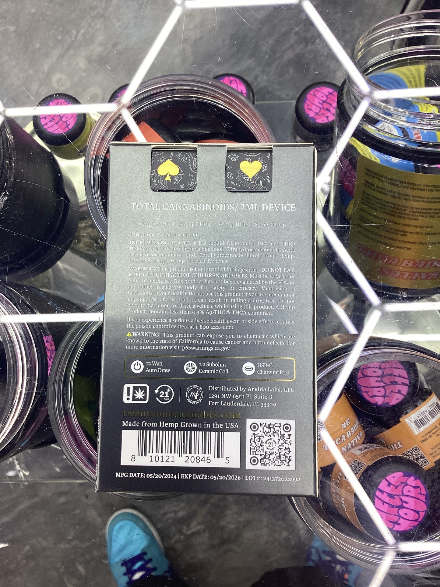 21 cannabis death star indica 2ml disposable