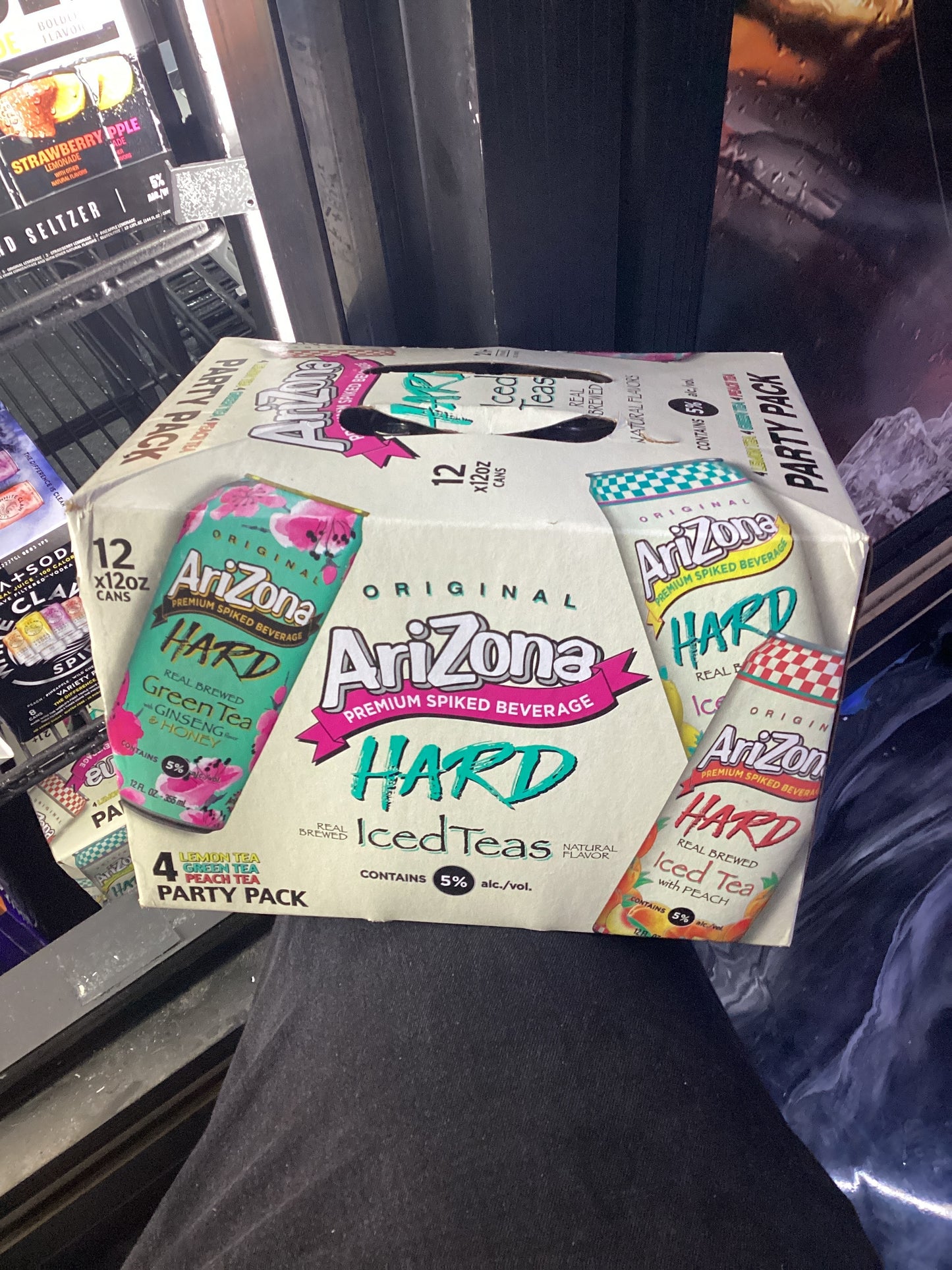 Arizona hard iced tea 12 pack cans 12oz