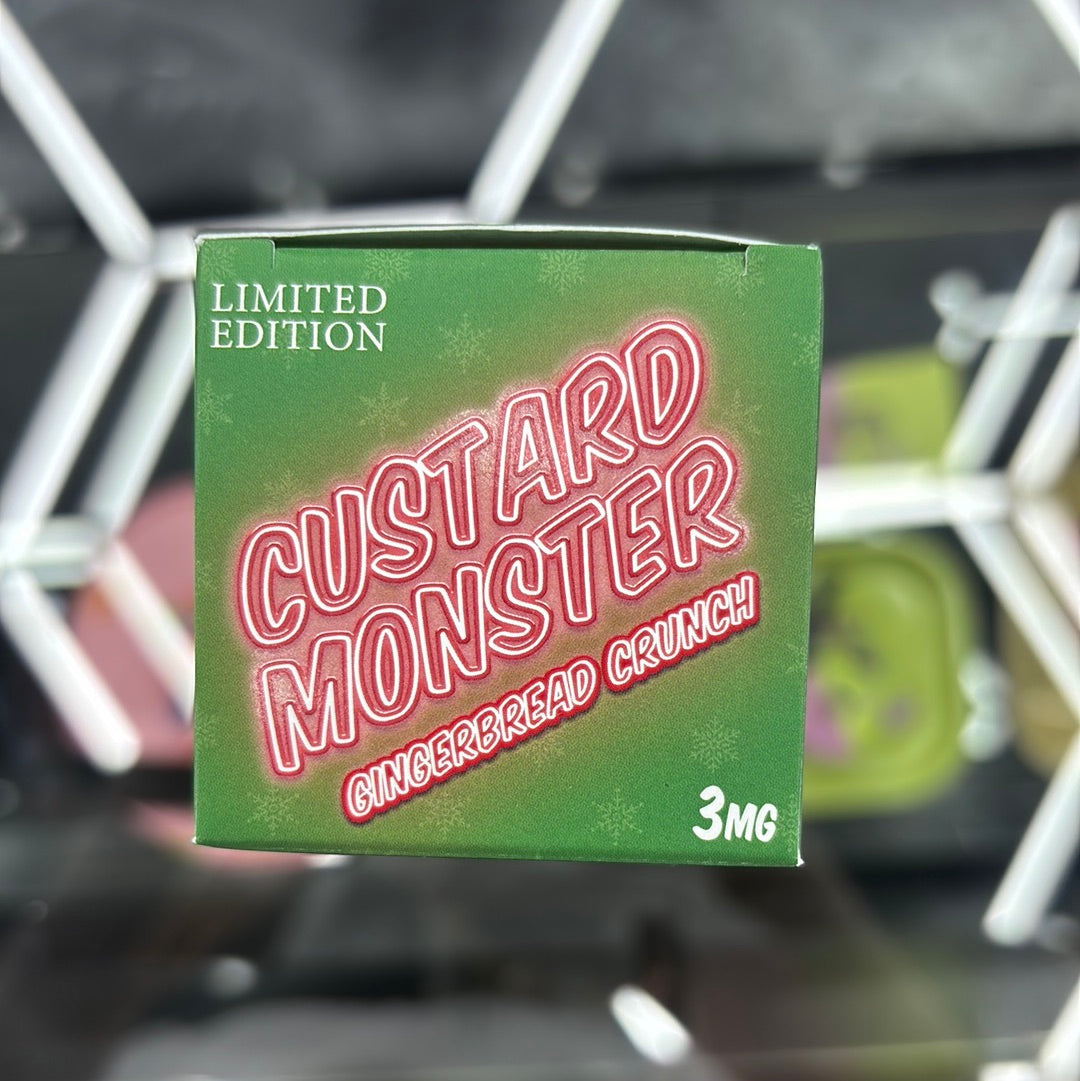 Custard monster, gingerbread crunch, 3mg