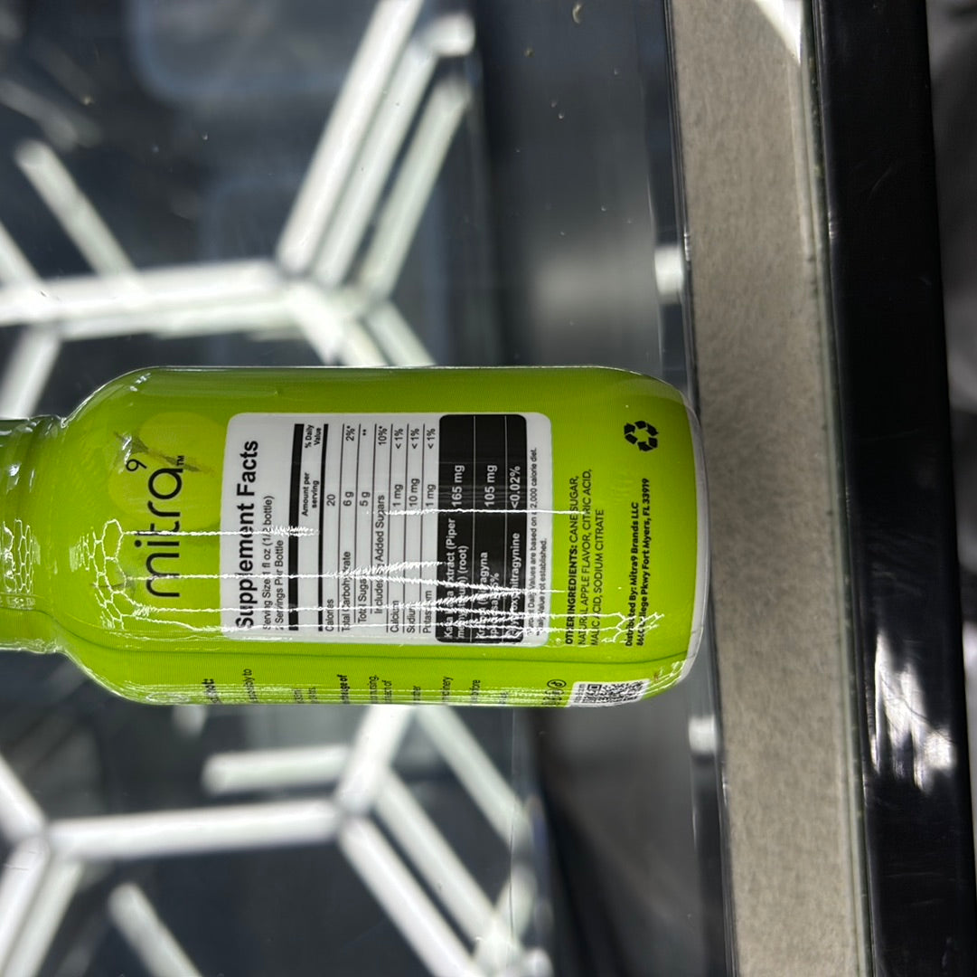 Mitra 9 m9 kava & kratom extract shot crisp apple