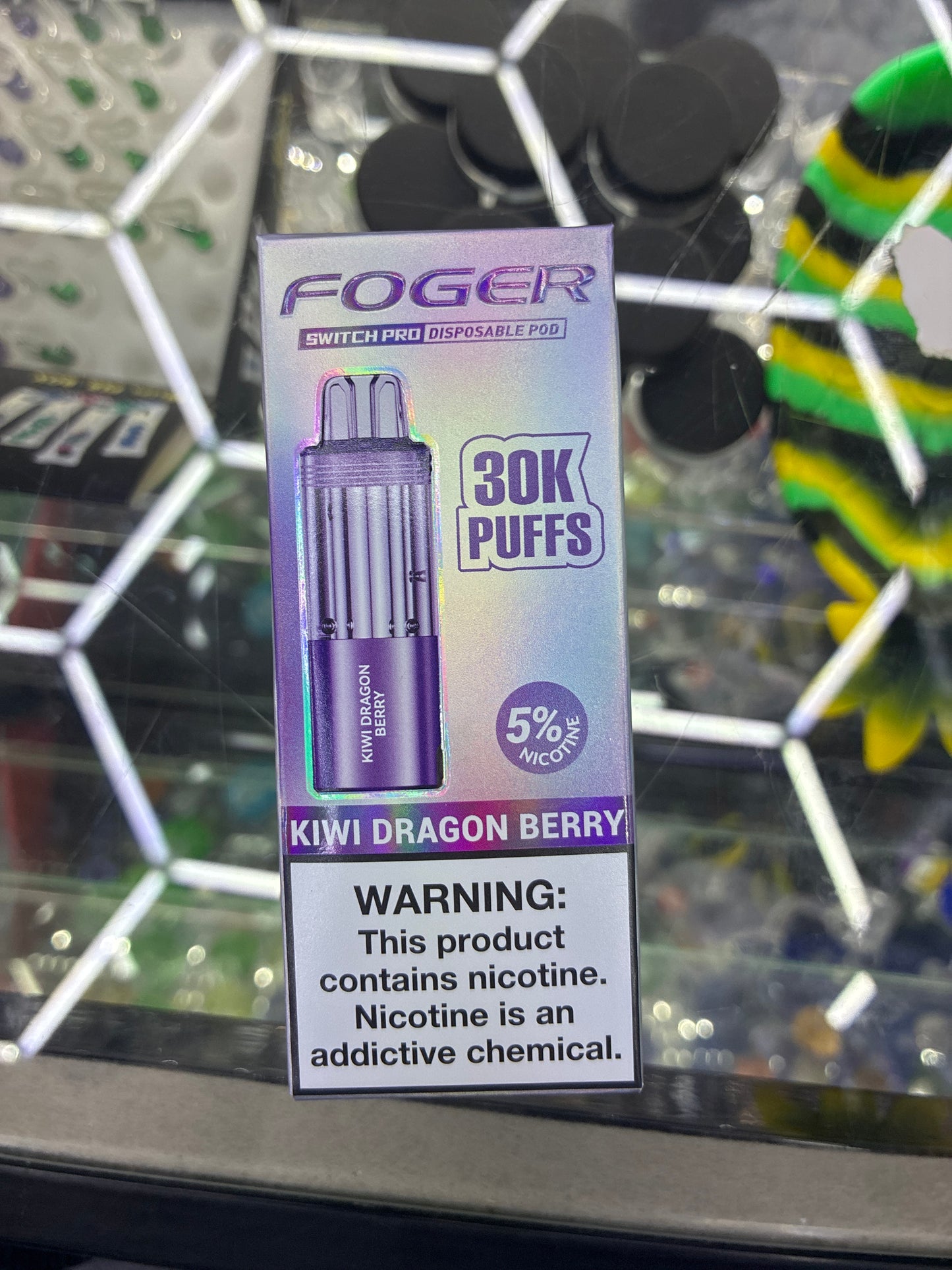 Fogger switch pro disposable pod 30k puffs kiwi dragon berry