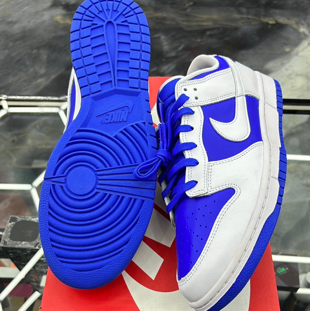 Nike dunk low retro racer blue/white white size 11.5