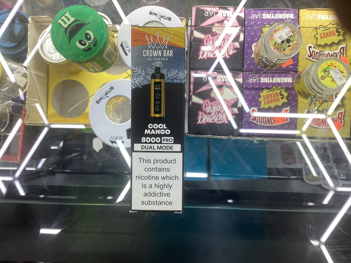 Al fakher crown bar cool mango 8000puffs