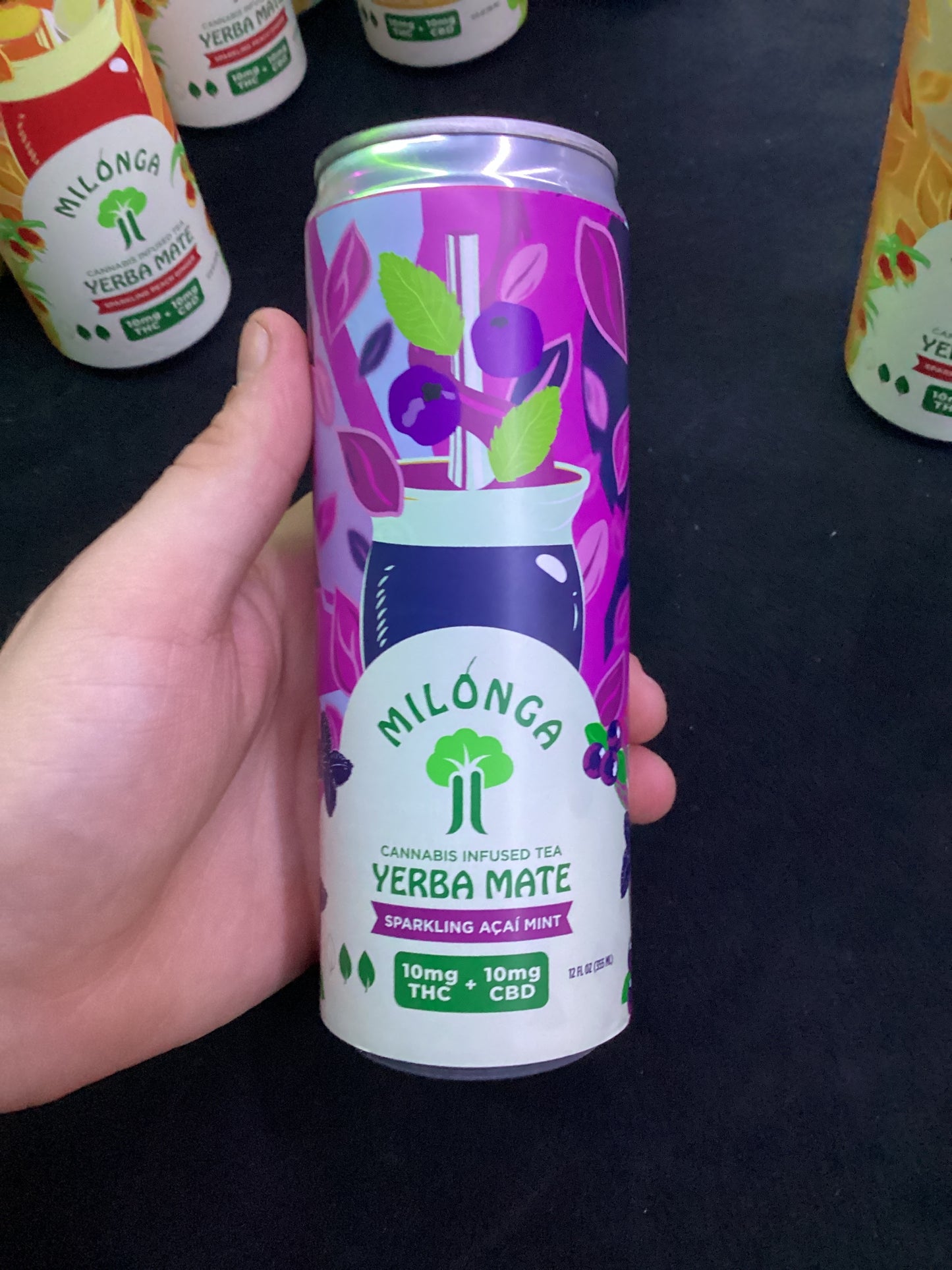 Milonga thc a drink açaí mint