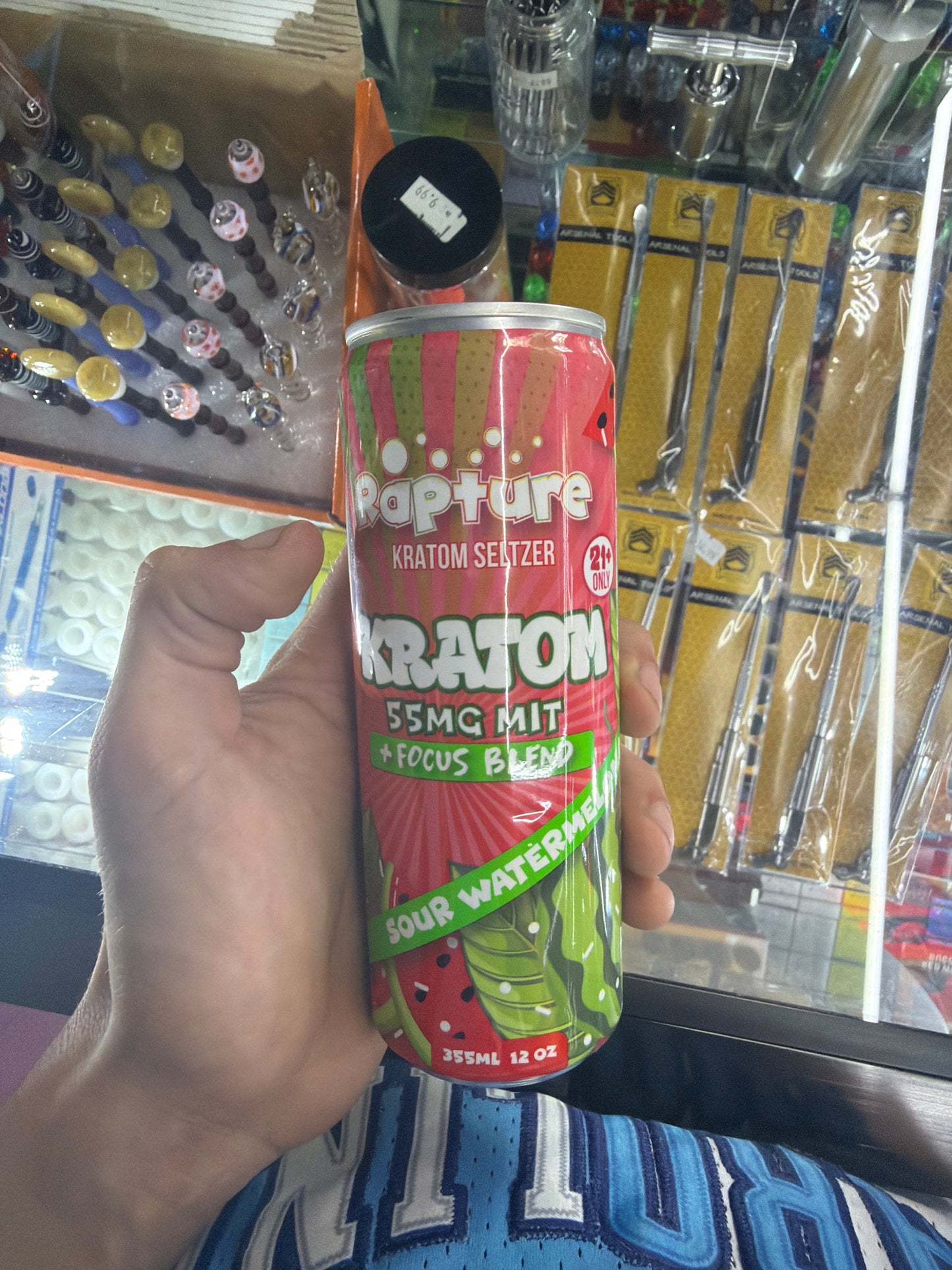 Rapture Kratom Seltzer Focus Blend 55mit Sour Watermelon