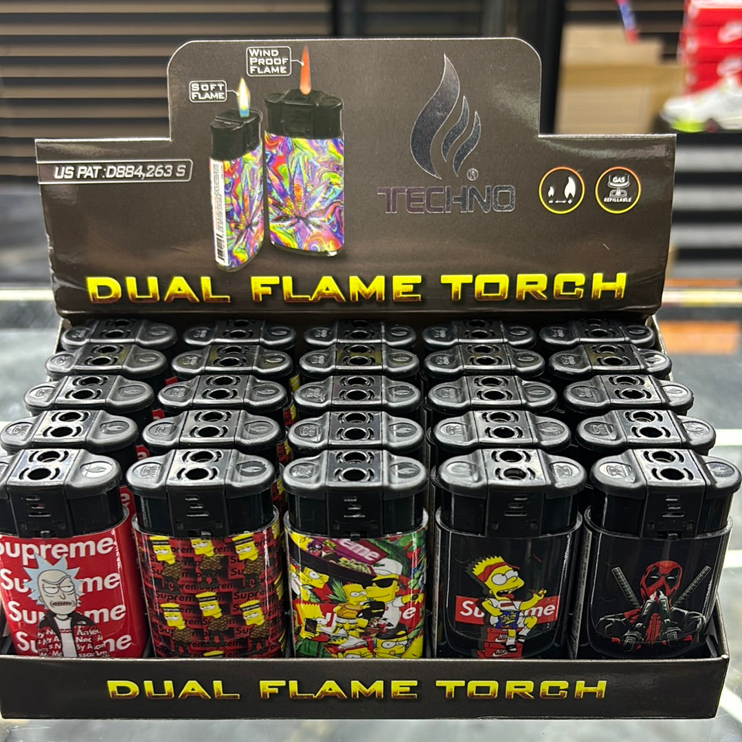 Dual flame torch
