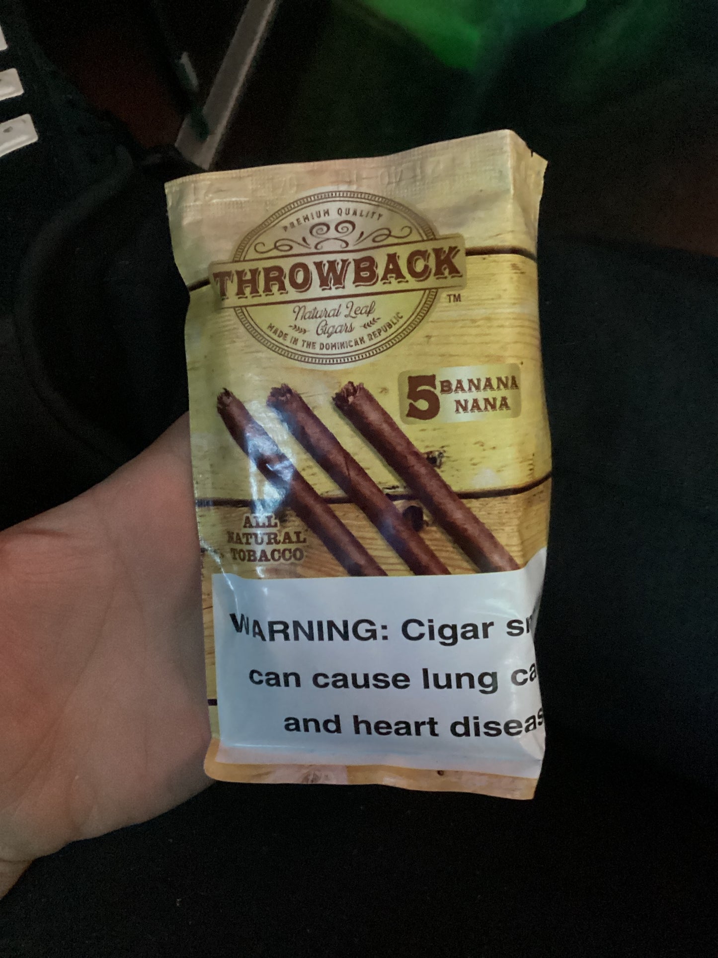 Throwback leaf cigars