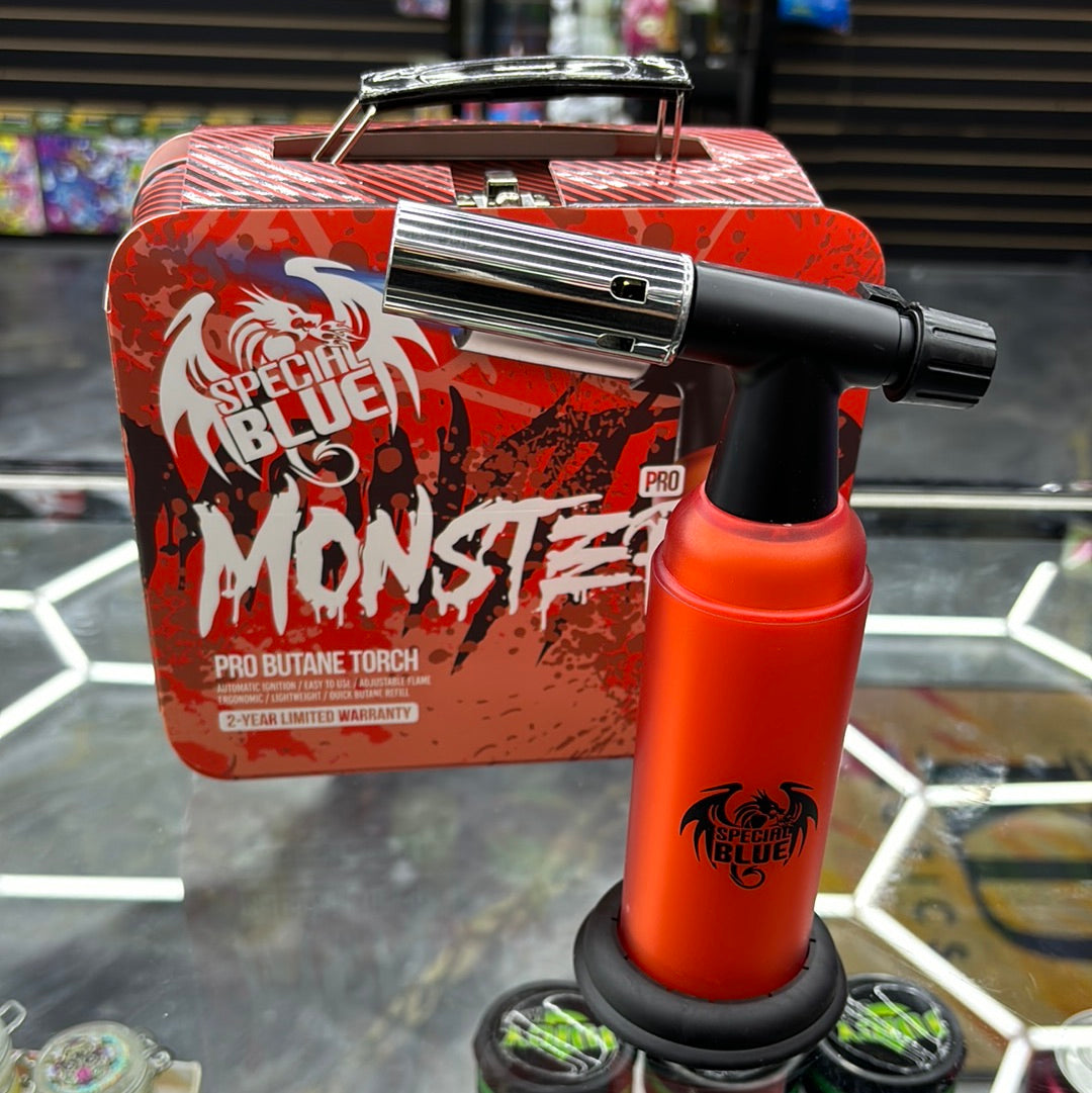 Special blue monster, pro butane torch red