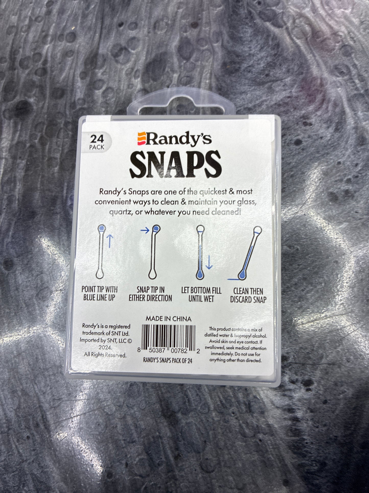 Randy’s snaps alcohol cotton swabs
