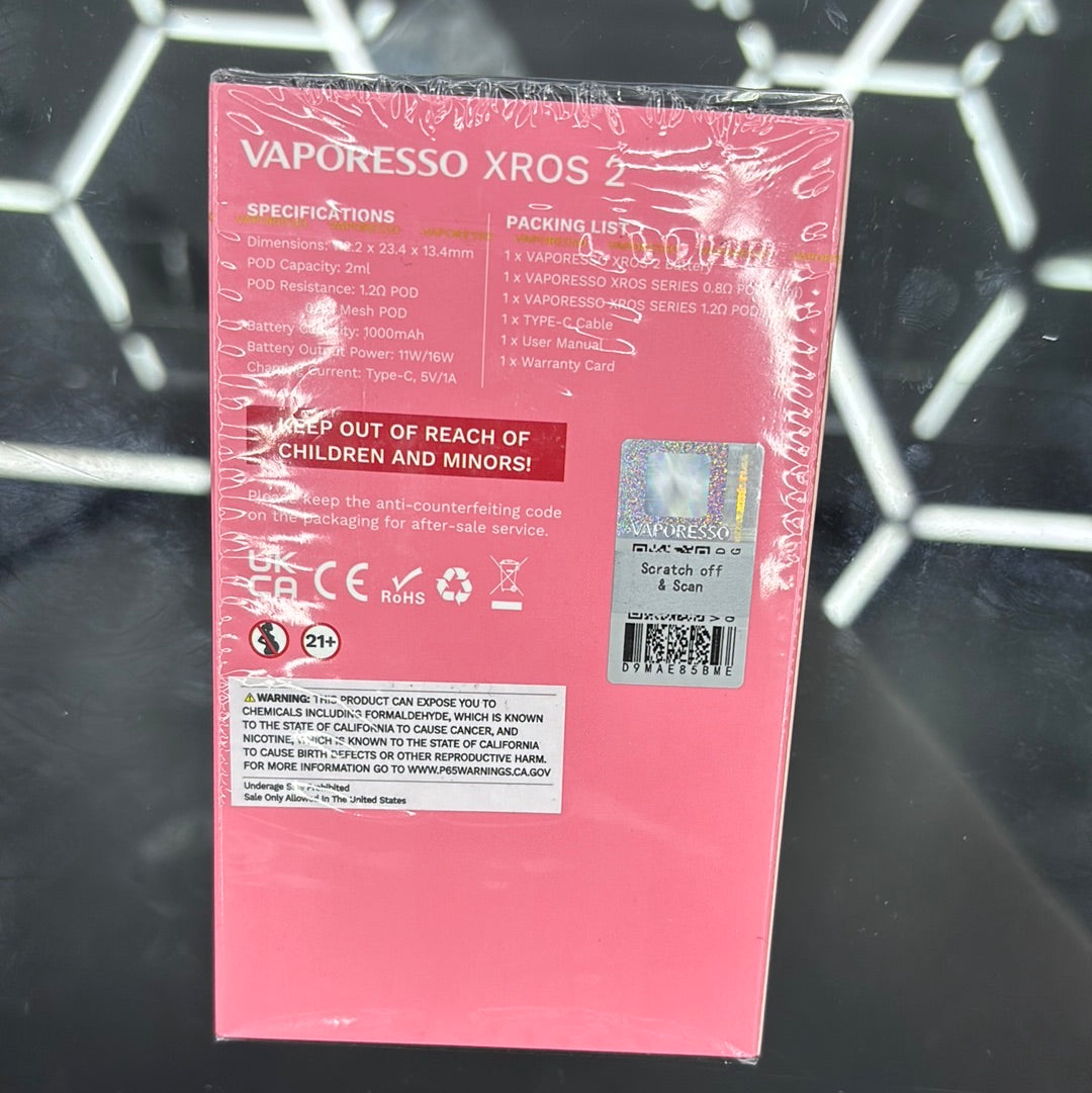 Vaporesso xros 2 pink