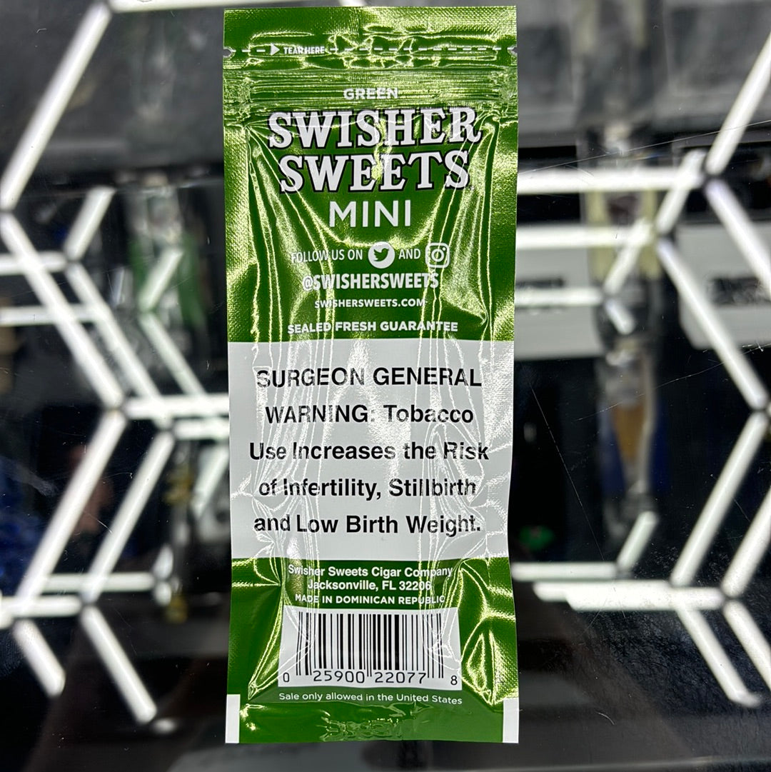 Swisher sweets mini green 3mini cigarillos
